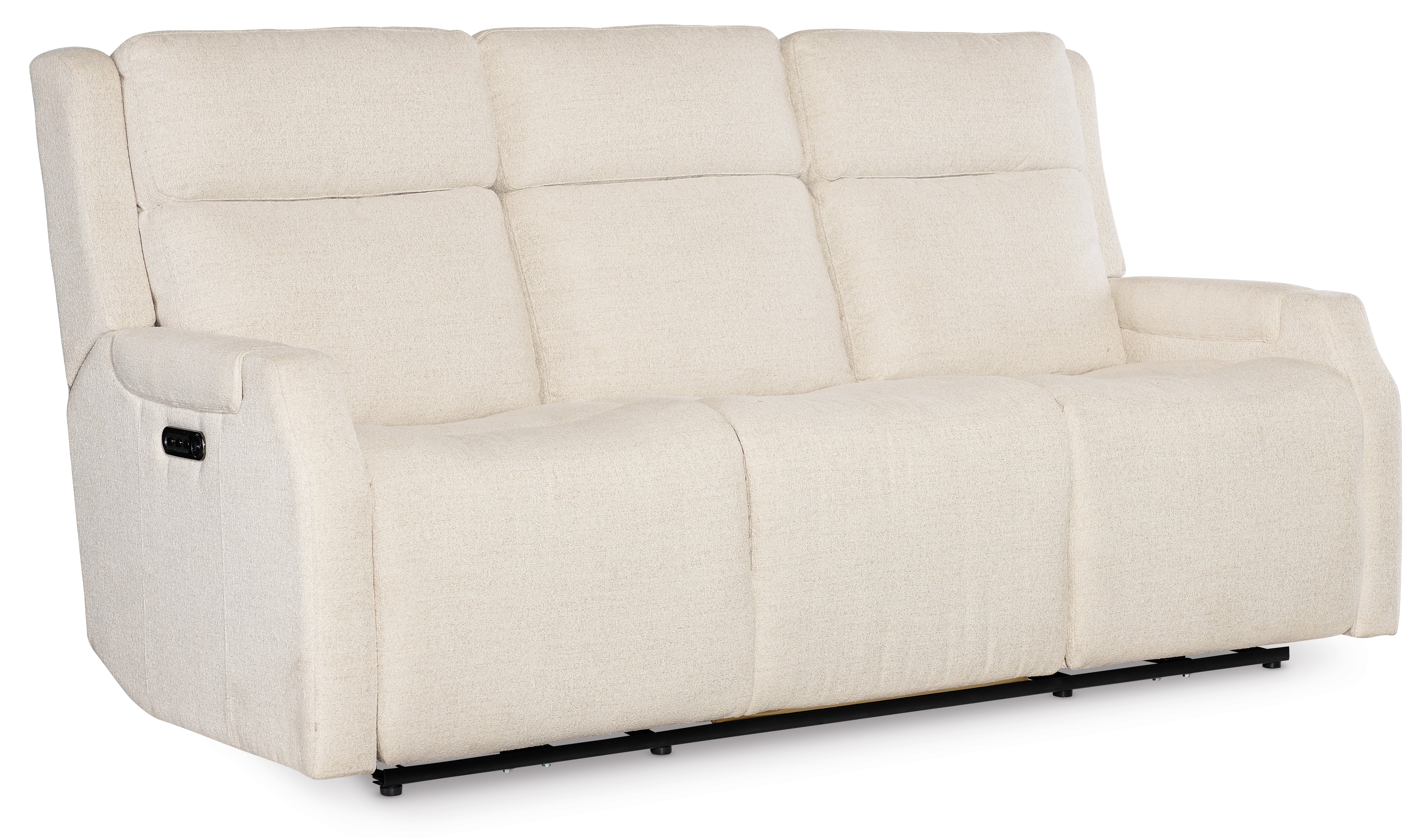 Hooker Furniture Nelson Zero Gravity Power Sofa with Power Headrest and Lumbar in White