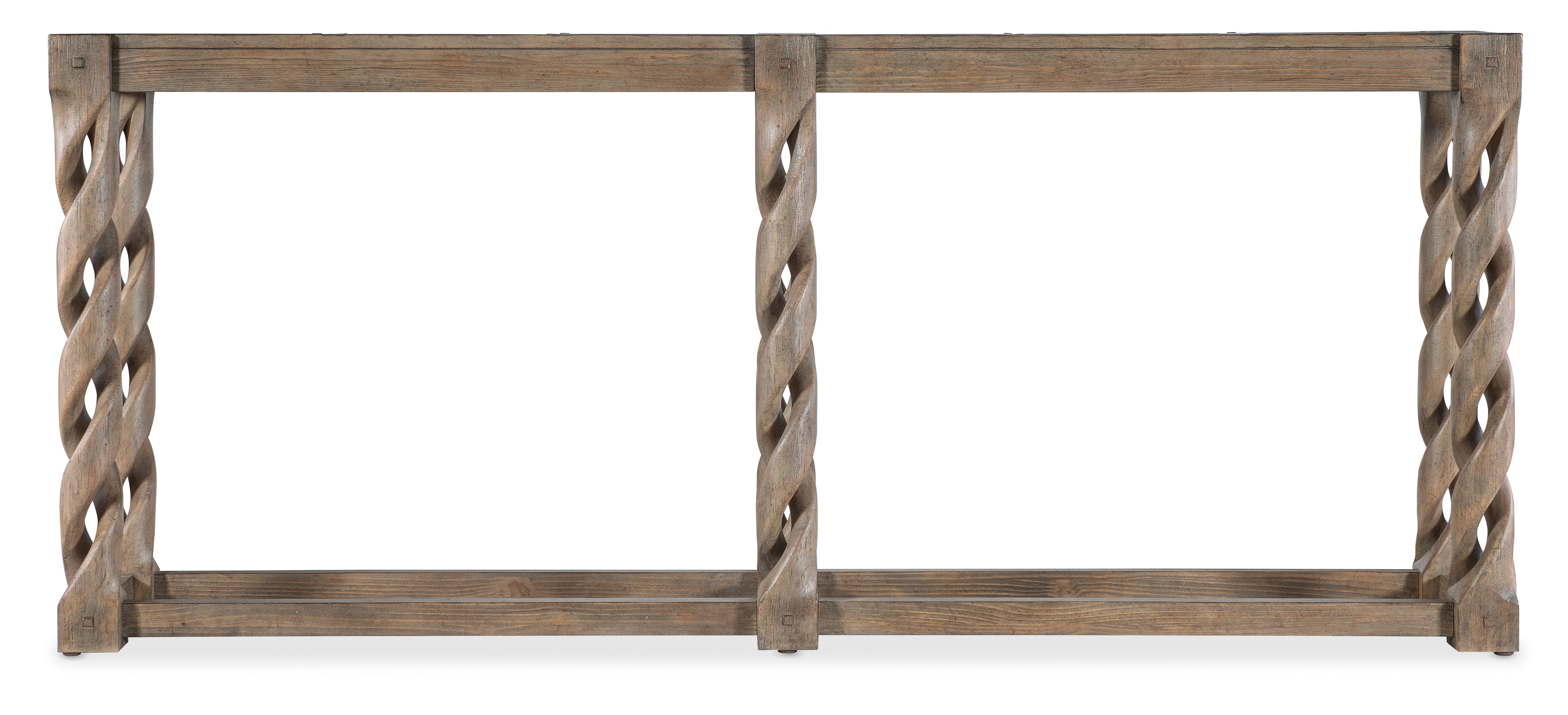 Hooker Furniture Commerce & Market Jack O'bein Long Skinny Console in Medium Wood