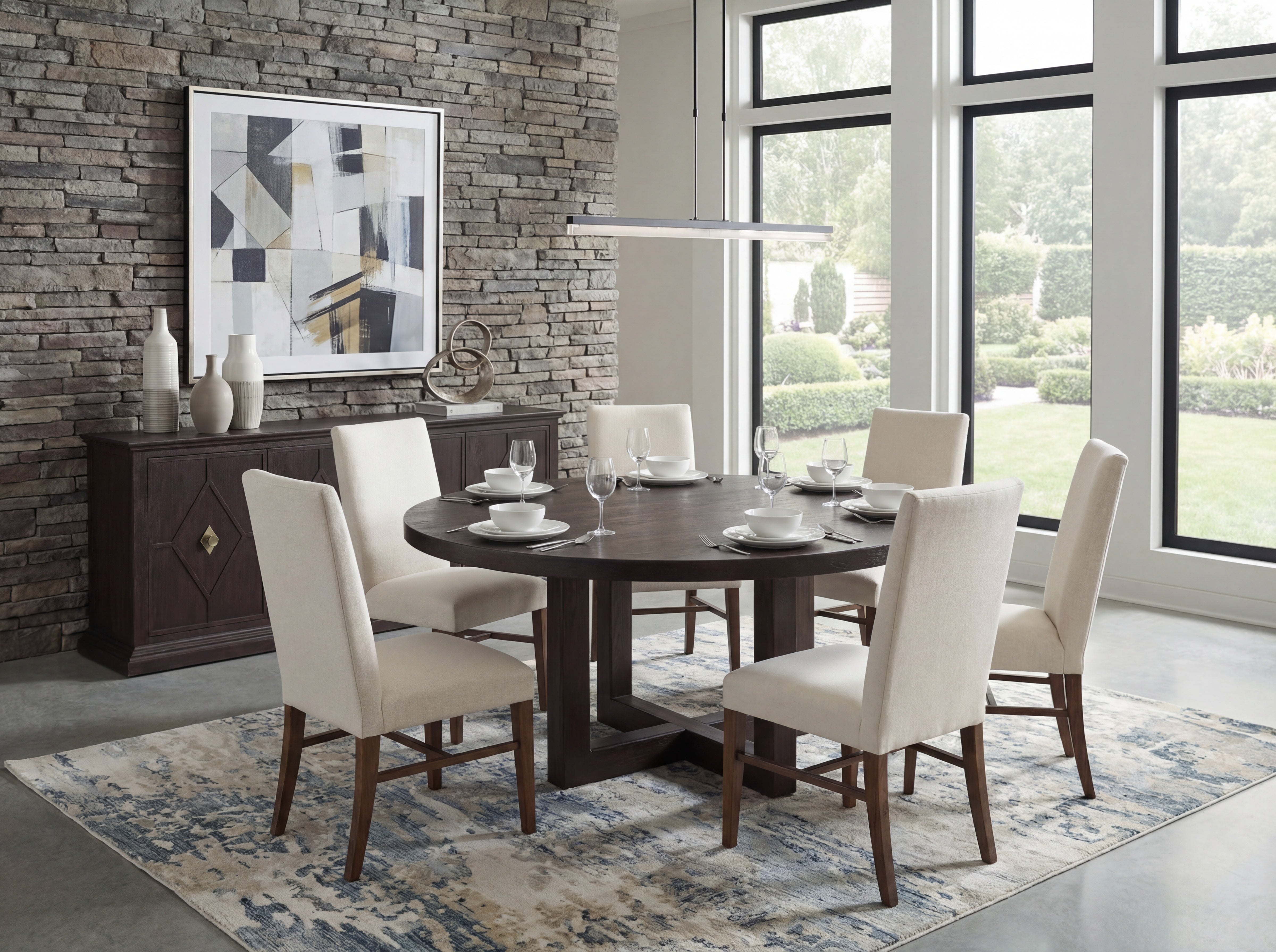 Hooker Furniture Driftwood 72" Round Dining Table