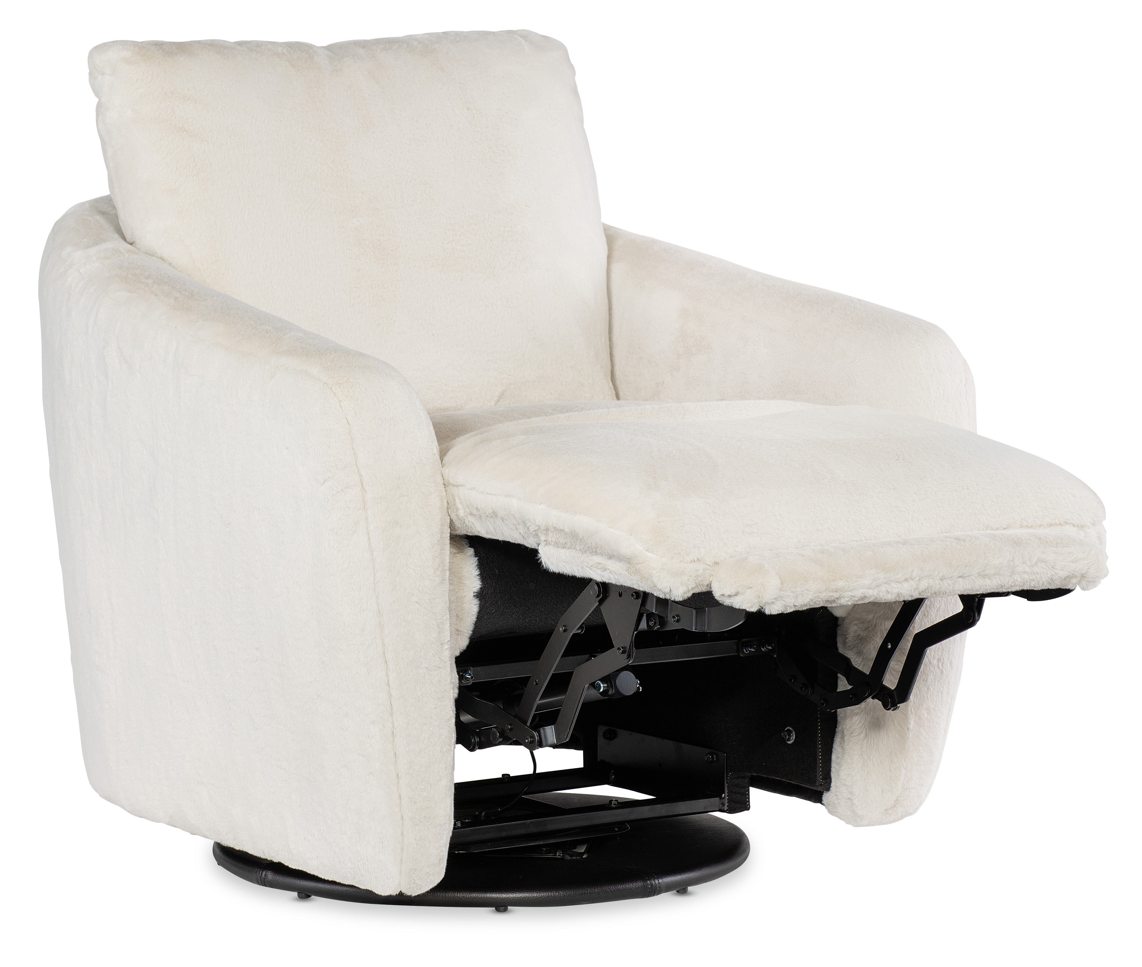 Hooker Furniture Bonnie Swivel Chair with Power Footrest in Beige
