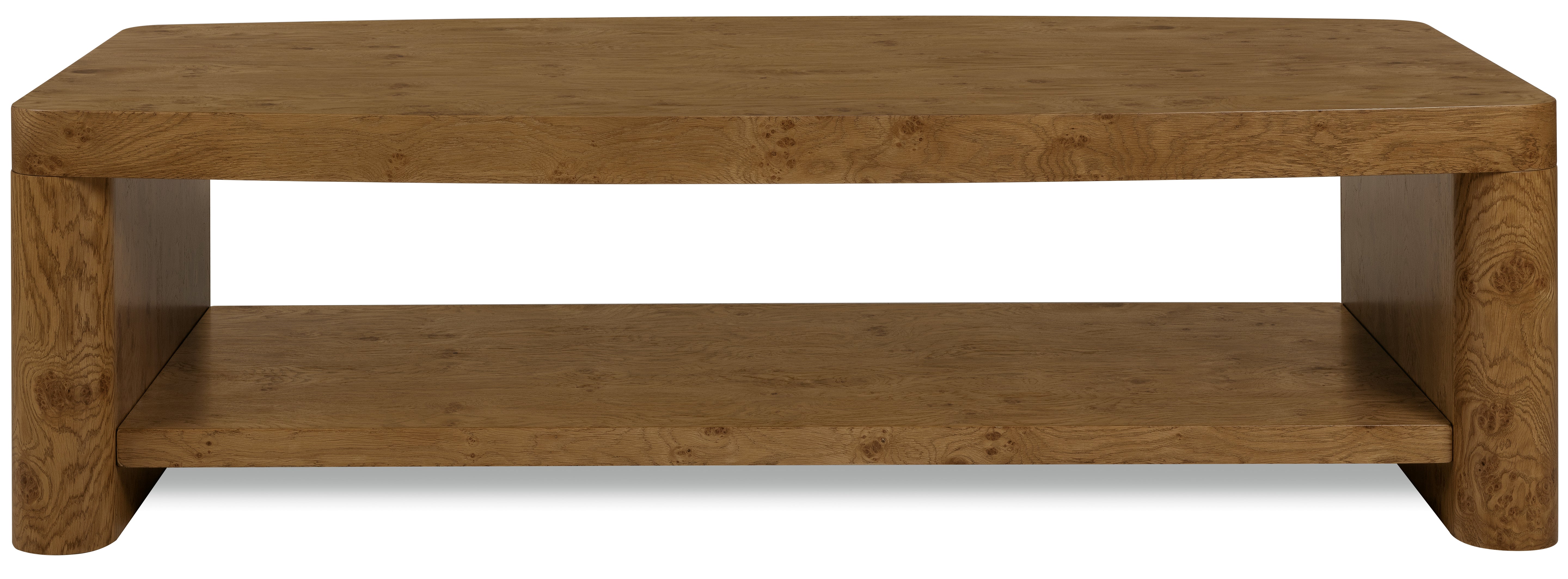 Hooker Furniture Melange Romano Rectangle Cocktail Table in Medium Wood