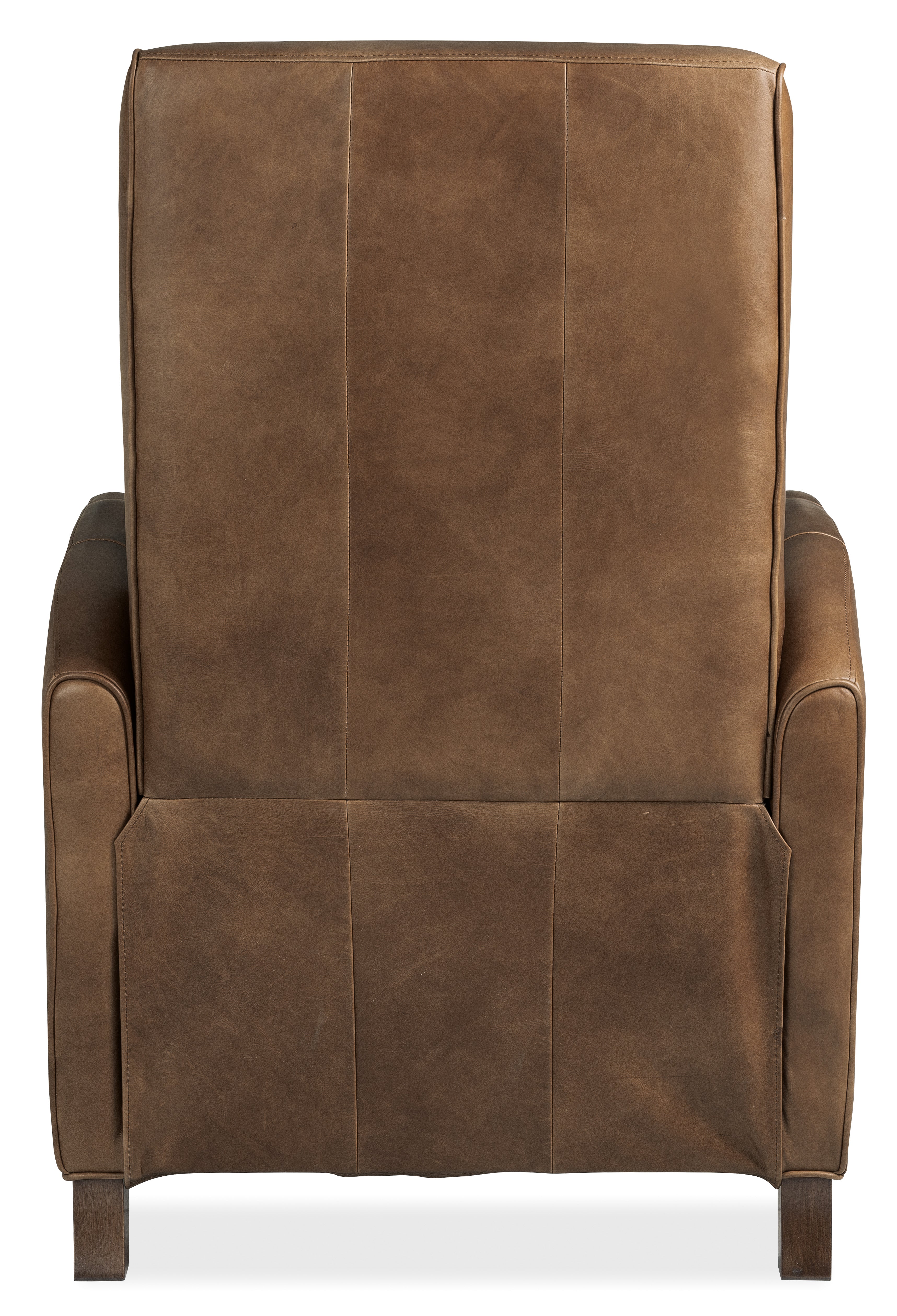 Hooker Furniture Denver Push Back Recliner in Brown