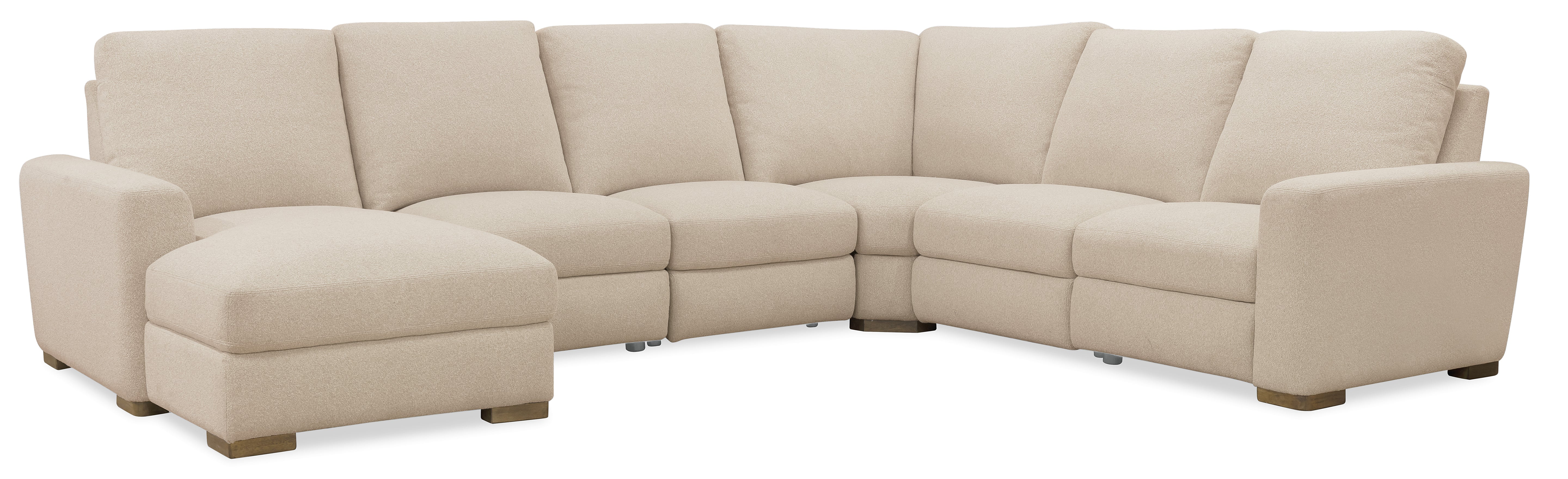 Hooker Furniture Optimus Five-Seat Sectional in Beige