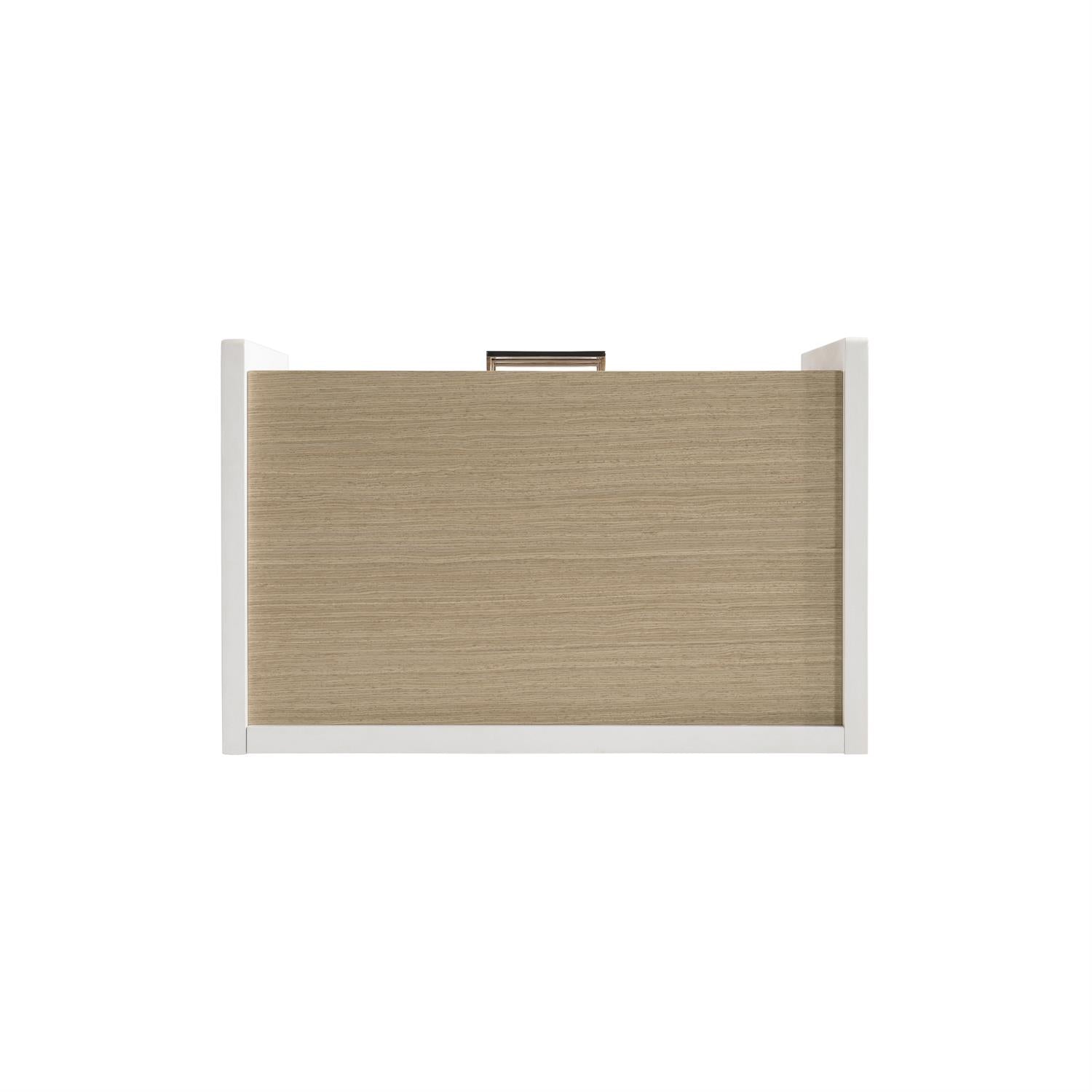 Bernhardt Furniture Modulum Three Drawer Nightstand in Sahara/Adobe
