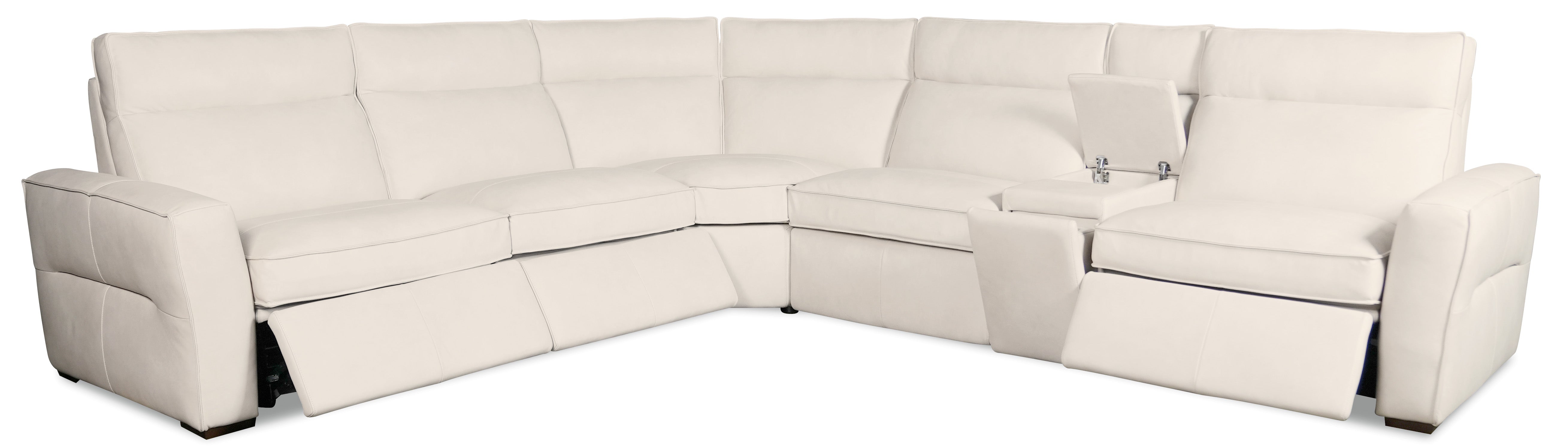 Hooker Furniture Vann Six-Piece Power Sectional in White