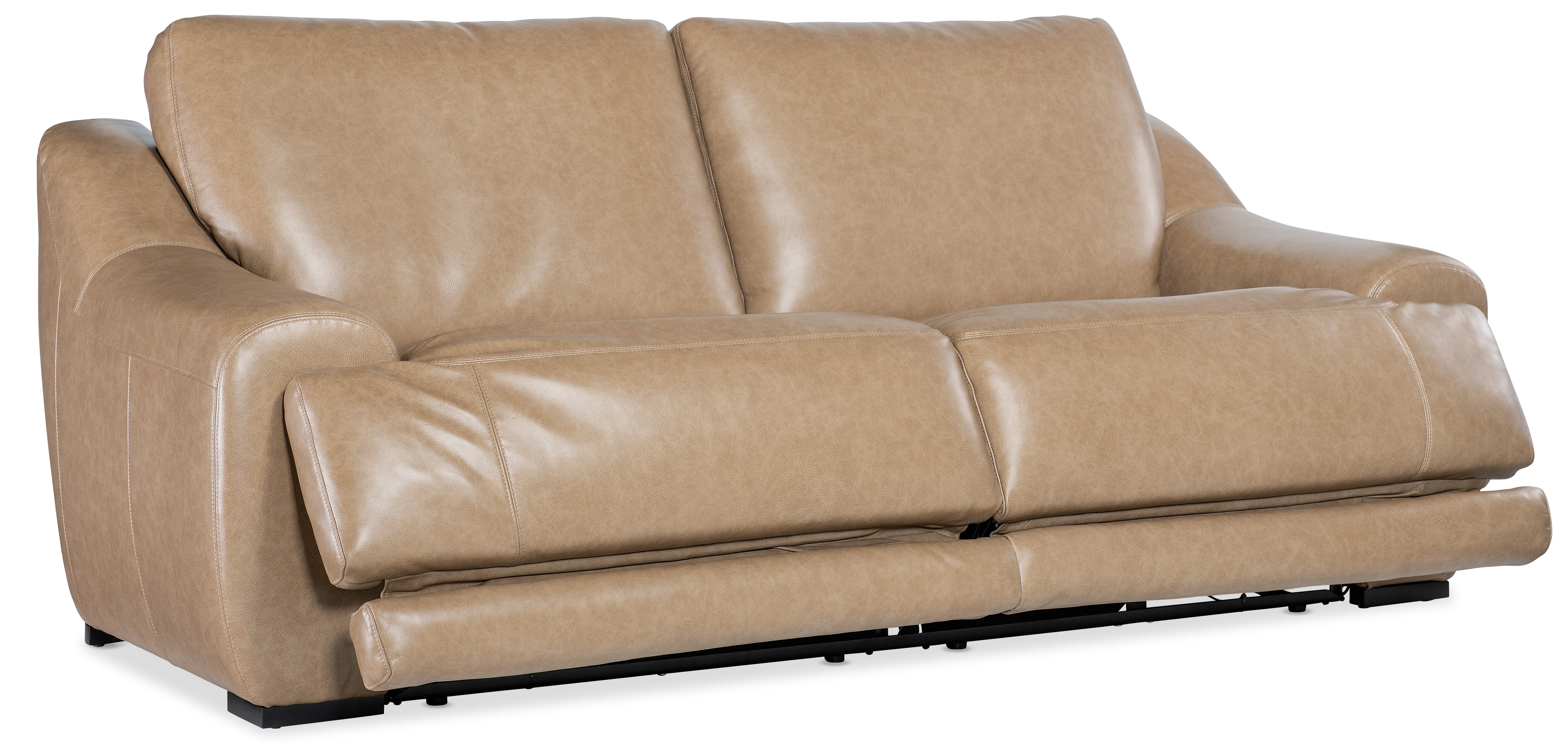 Hooker Furniture Wayward Power Sofa w/Power Headrest in Brown