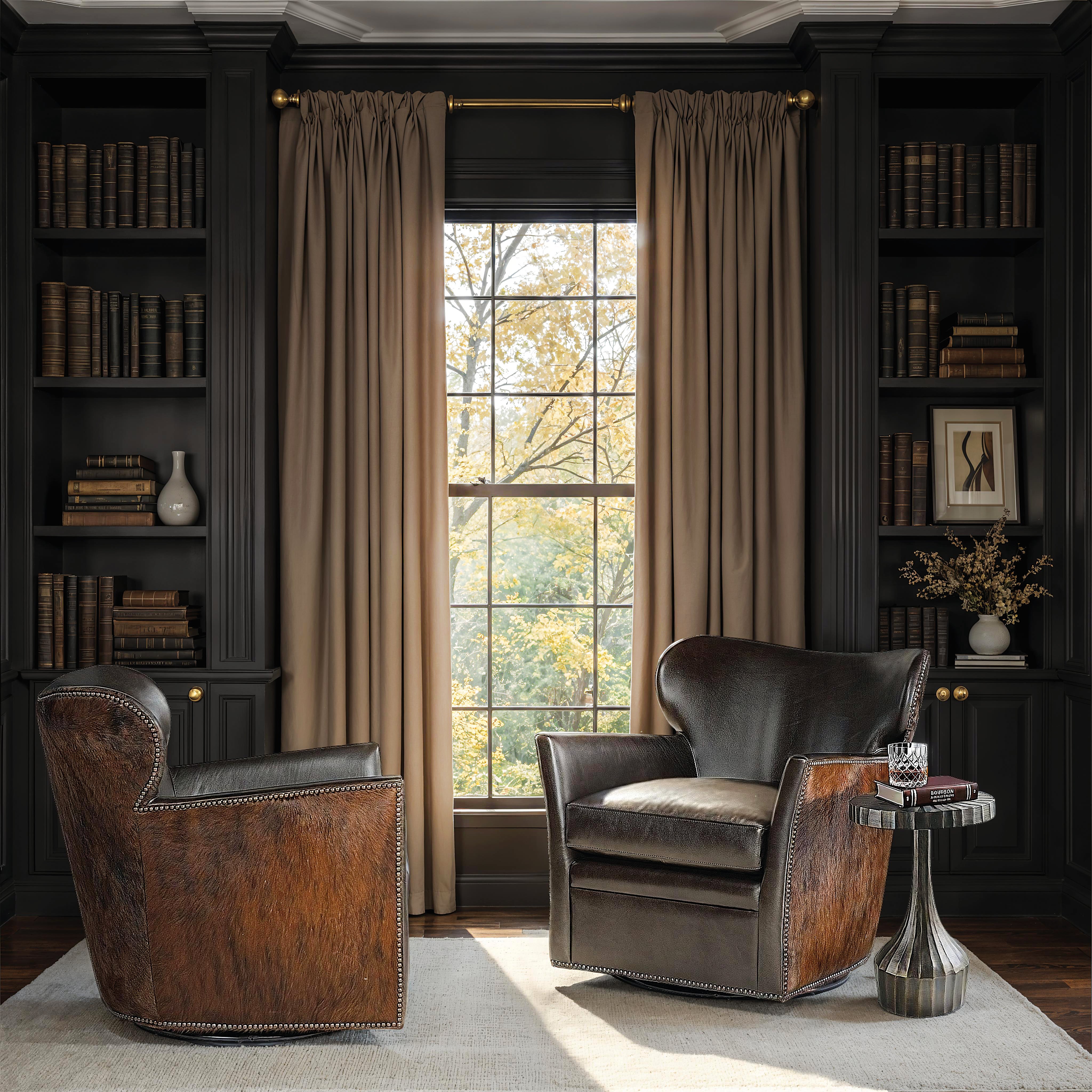 Hooker Furniture Commerce and Market Ferrous Accent Table in Browns