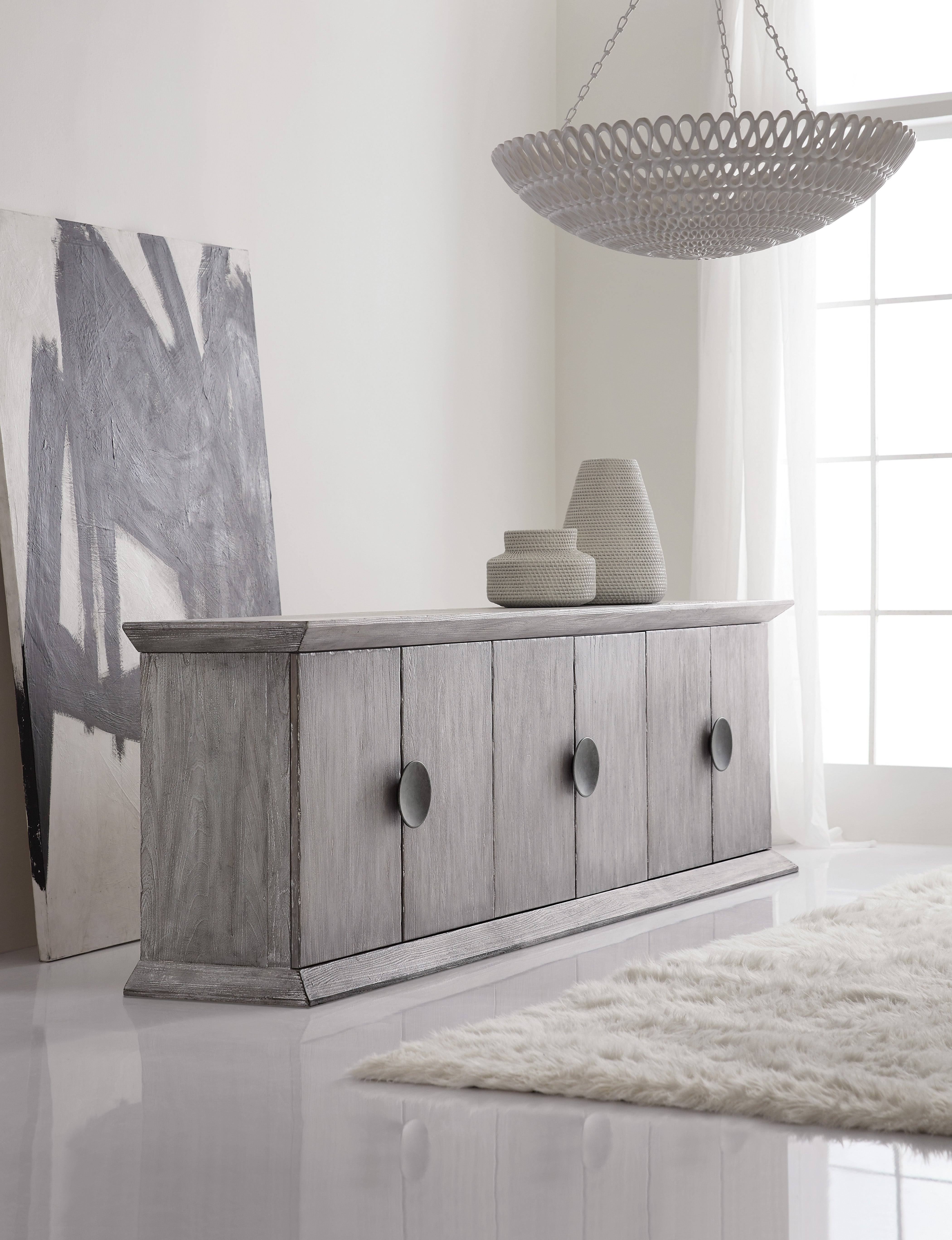 Hooker Furniture Melange Koren Credenza in Grays