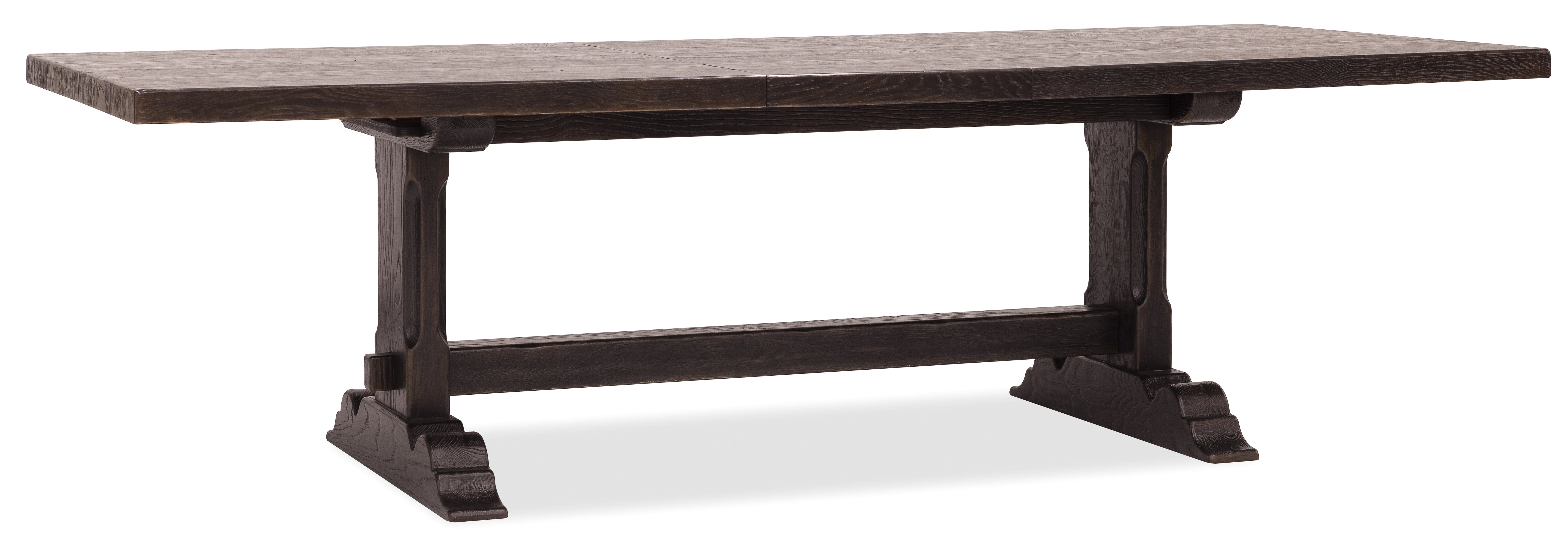 Hooker Furniture Driftwood Rectangle Dining Table with Two 20-inch Leaves