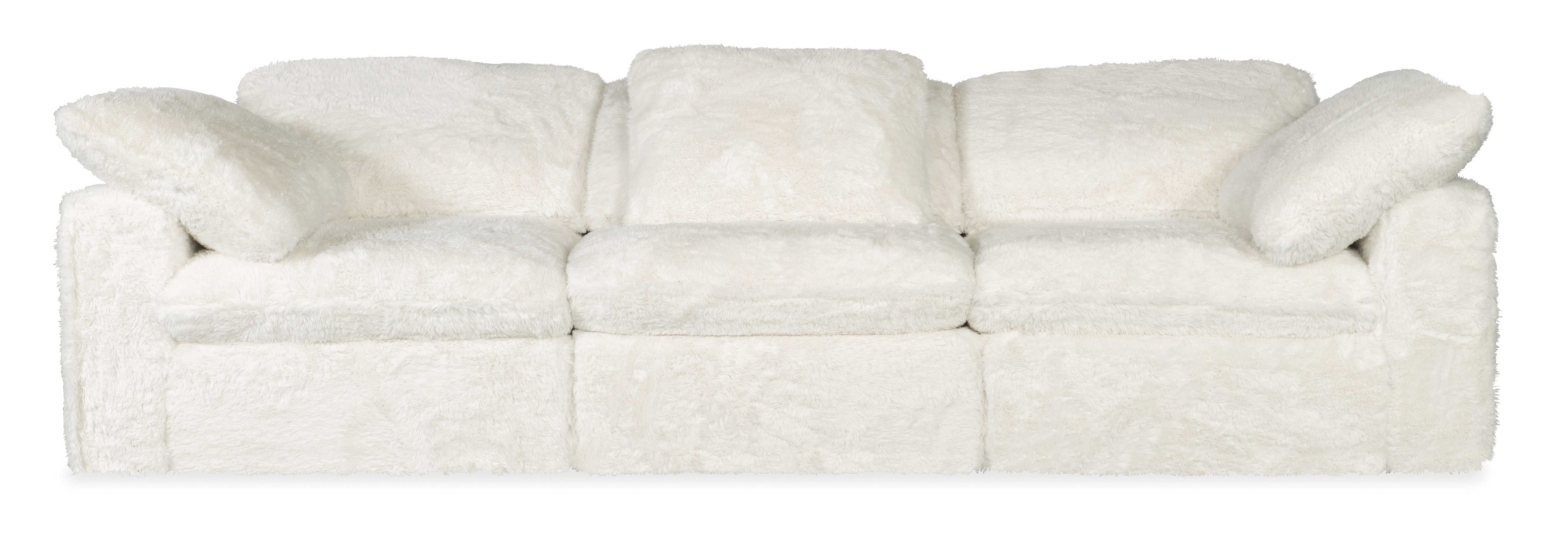 Hooker Furniture Barefoot 3-Seat Sofa in White