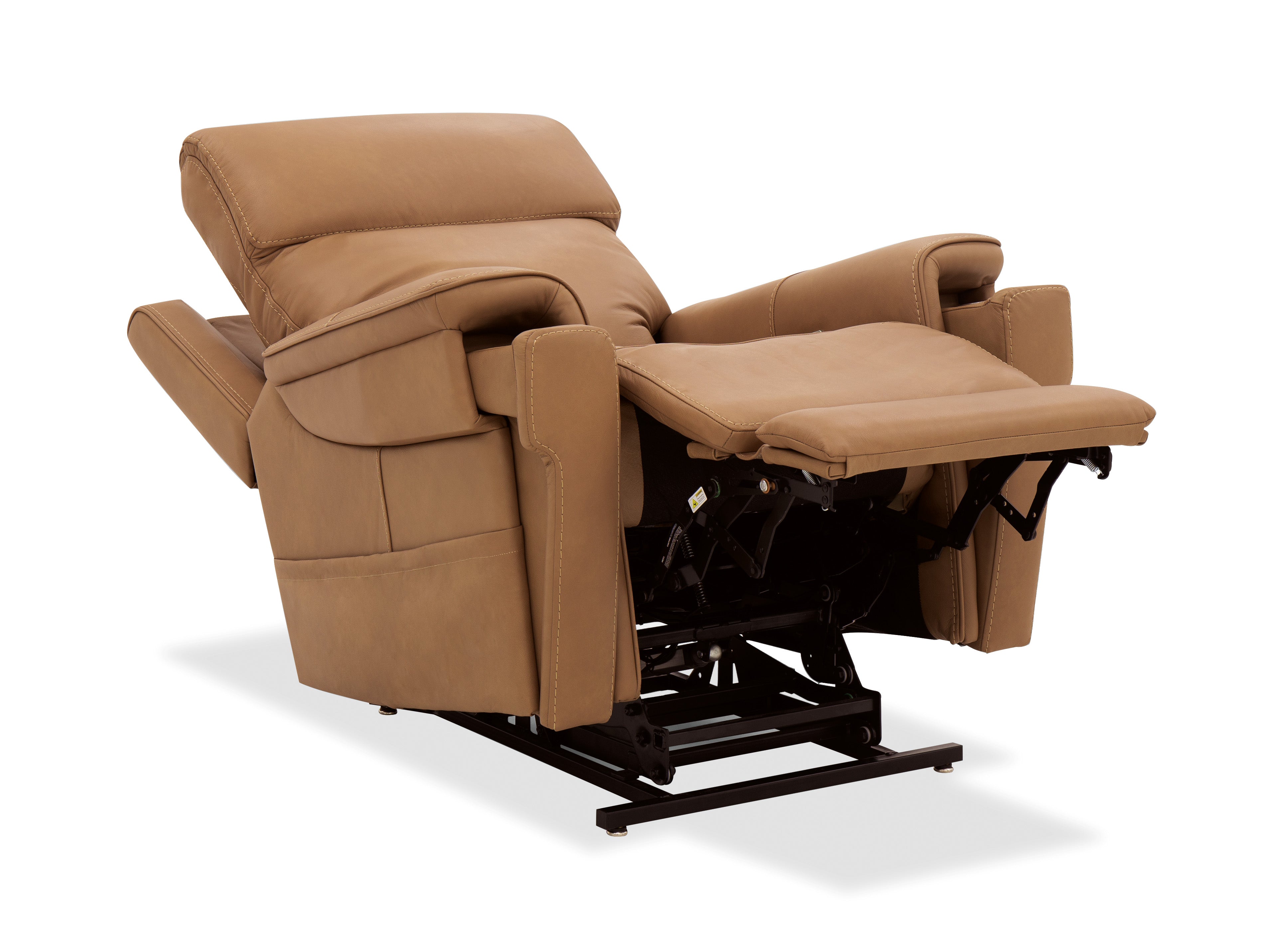 Hooker Furniture Lyra Lift Chair with Power Recline, Headrest and Lumbar in Brown
