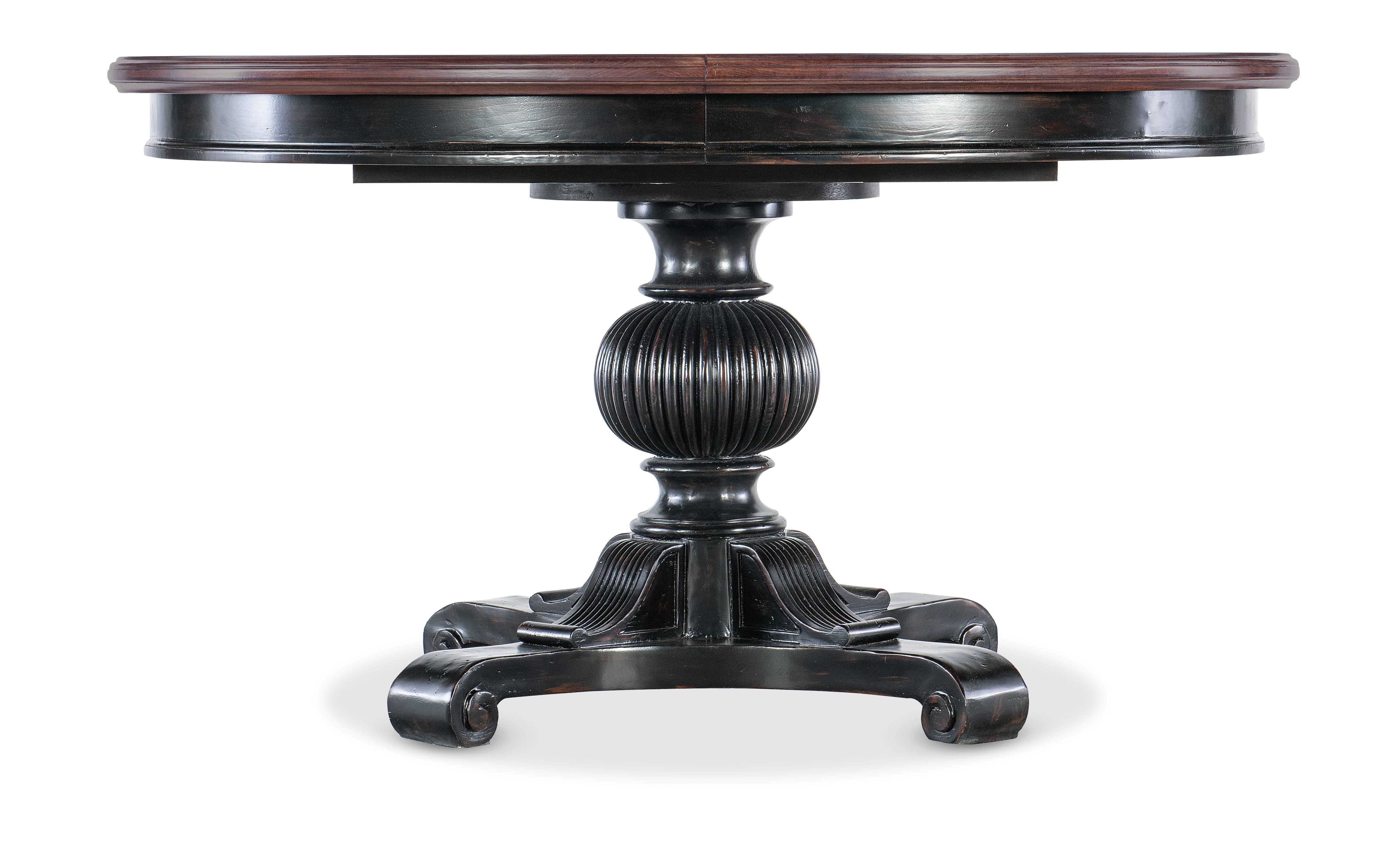 Hooker Furniture Charleston Round Pedestal Dining Table with 1-20in Leaf
