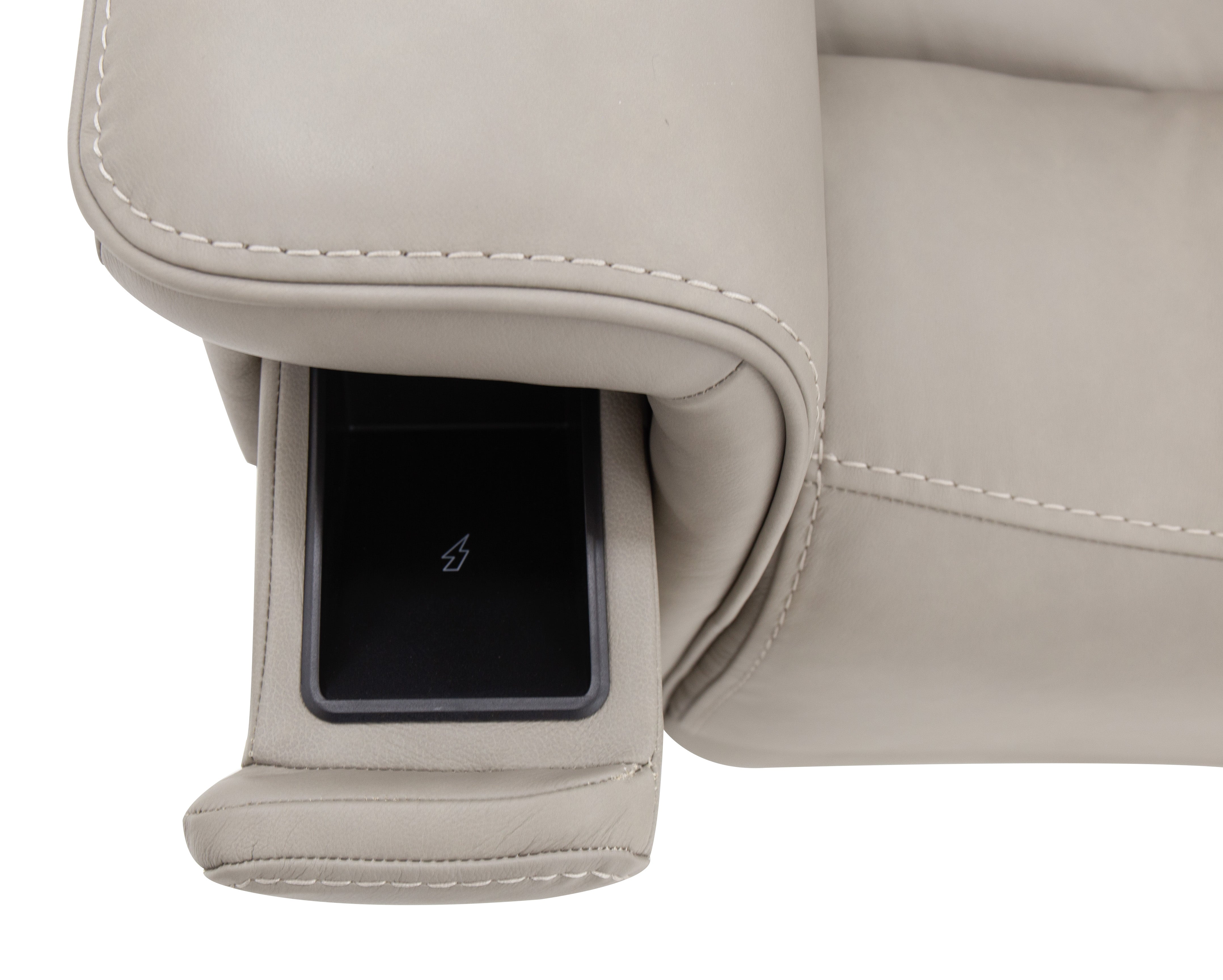 Hooker Furniture Lyra Lift Chair with Power Recline, Headrest and Lumbar in Grey