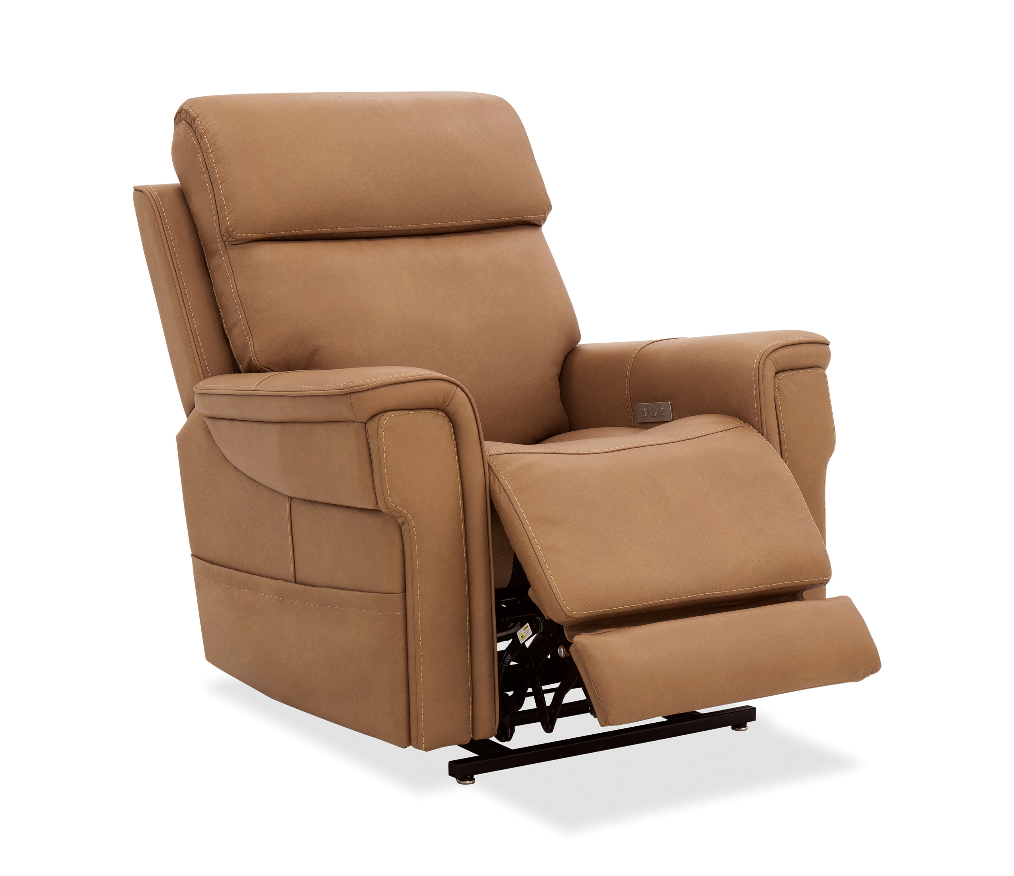 Hooker Furniture Lyra Lift Chair with Power Recline, Headrest and Lumbar in Brown