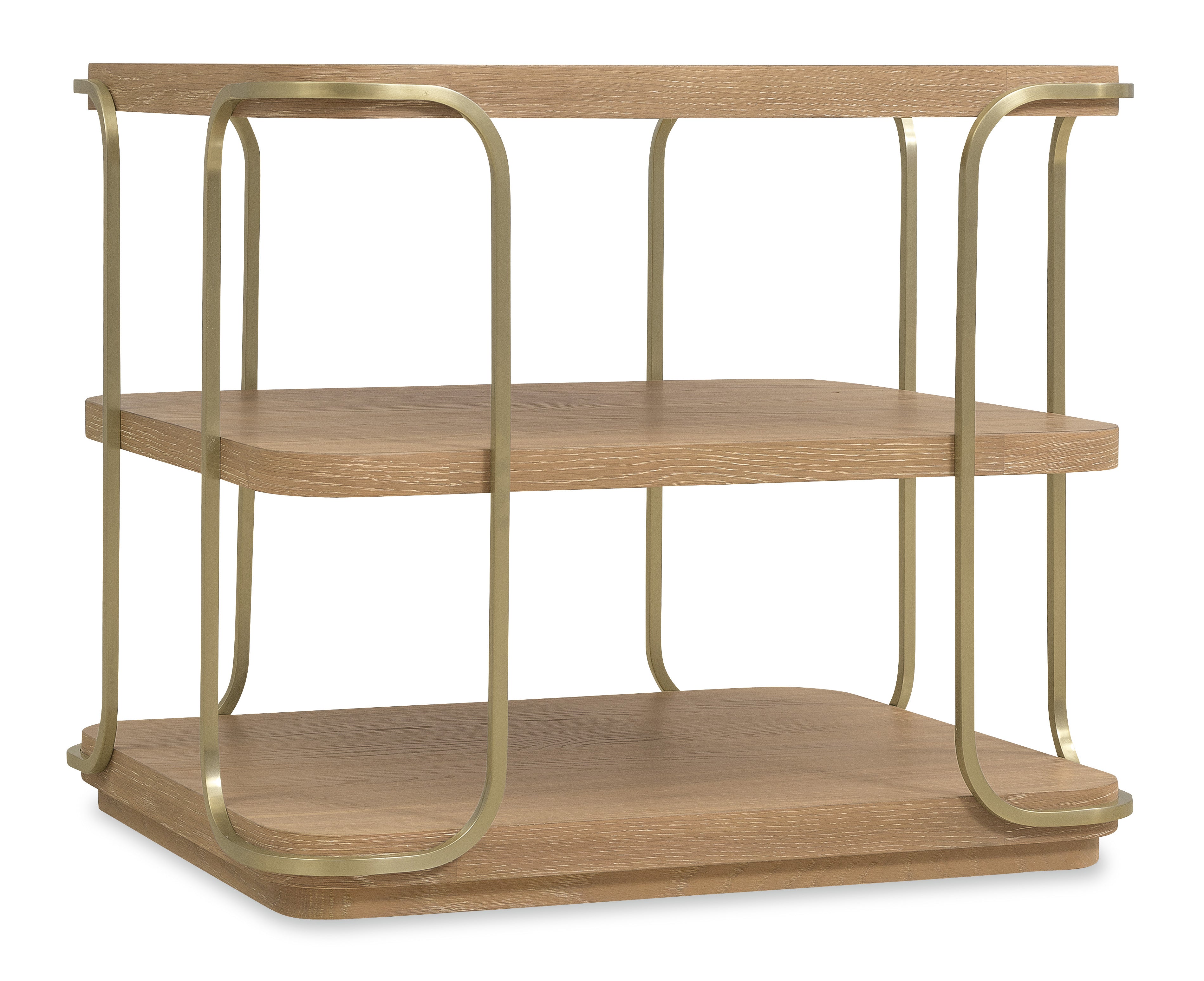 Hooker Furniture Banyon Bay End Table in Light Wood