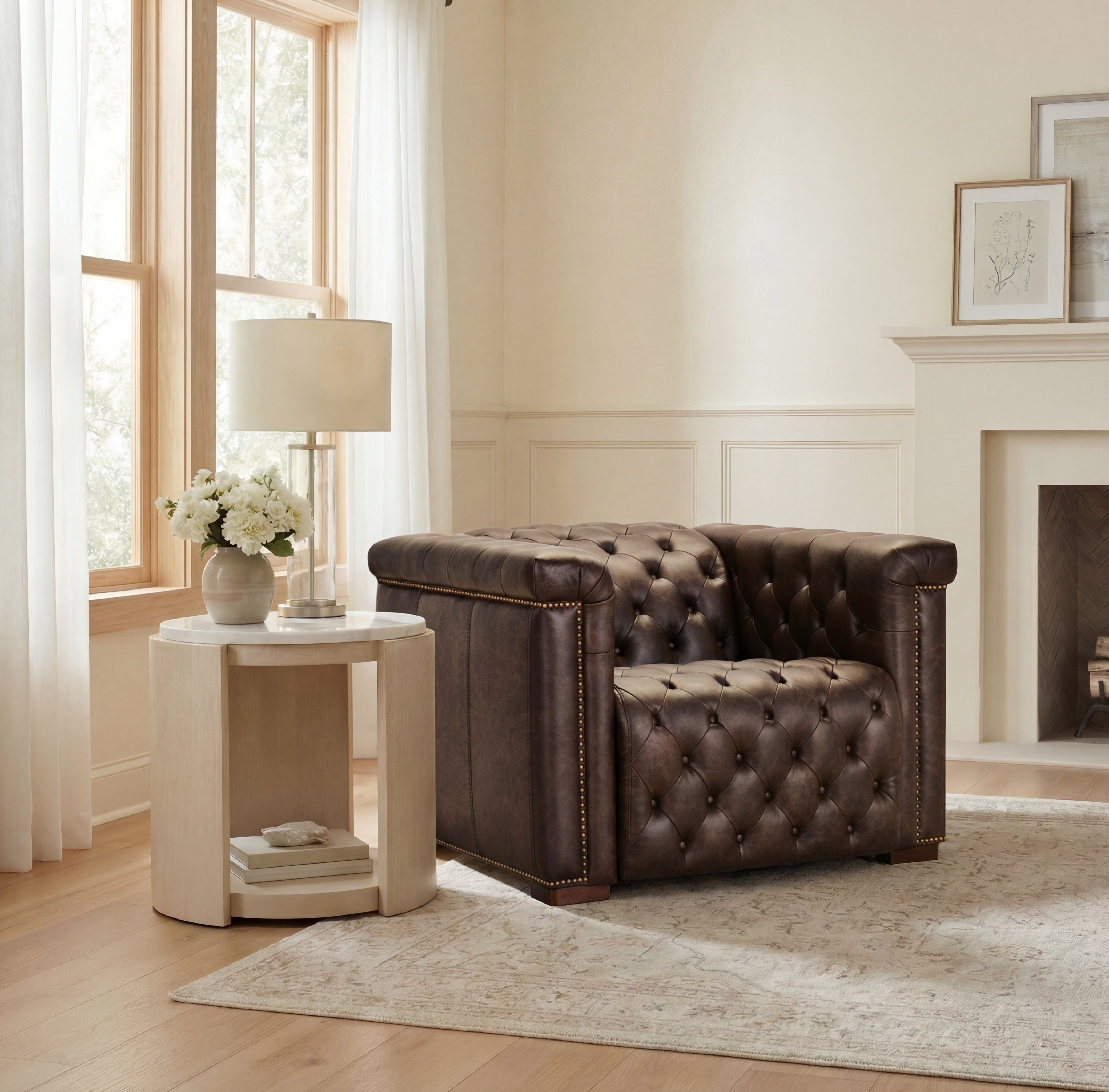 Hooker Furniture Savion Deux Power Recliner with Power Headrest in Brown