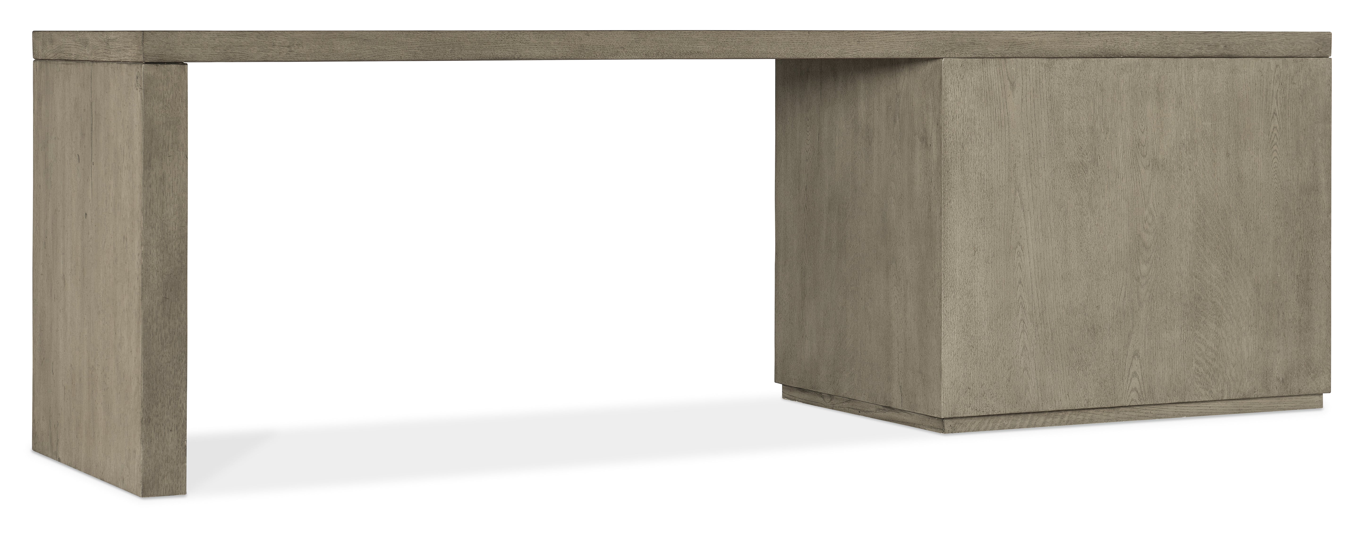 Hooker Furniture Linville Falls 96" Desk with Open Desk Cabinet