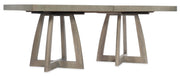 Hooker Furniture Affinity 78in Rectangle Pedestal Dining Table with 2-18in Leaves
