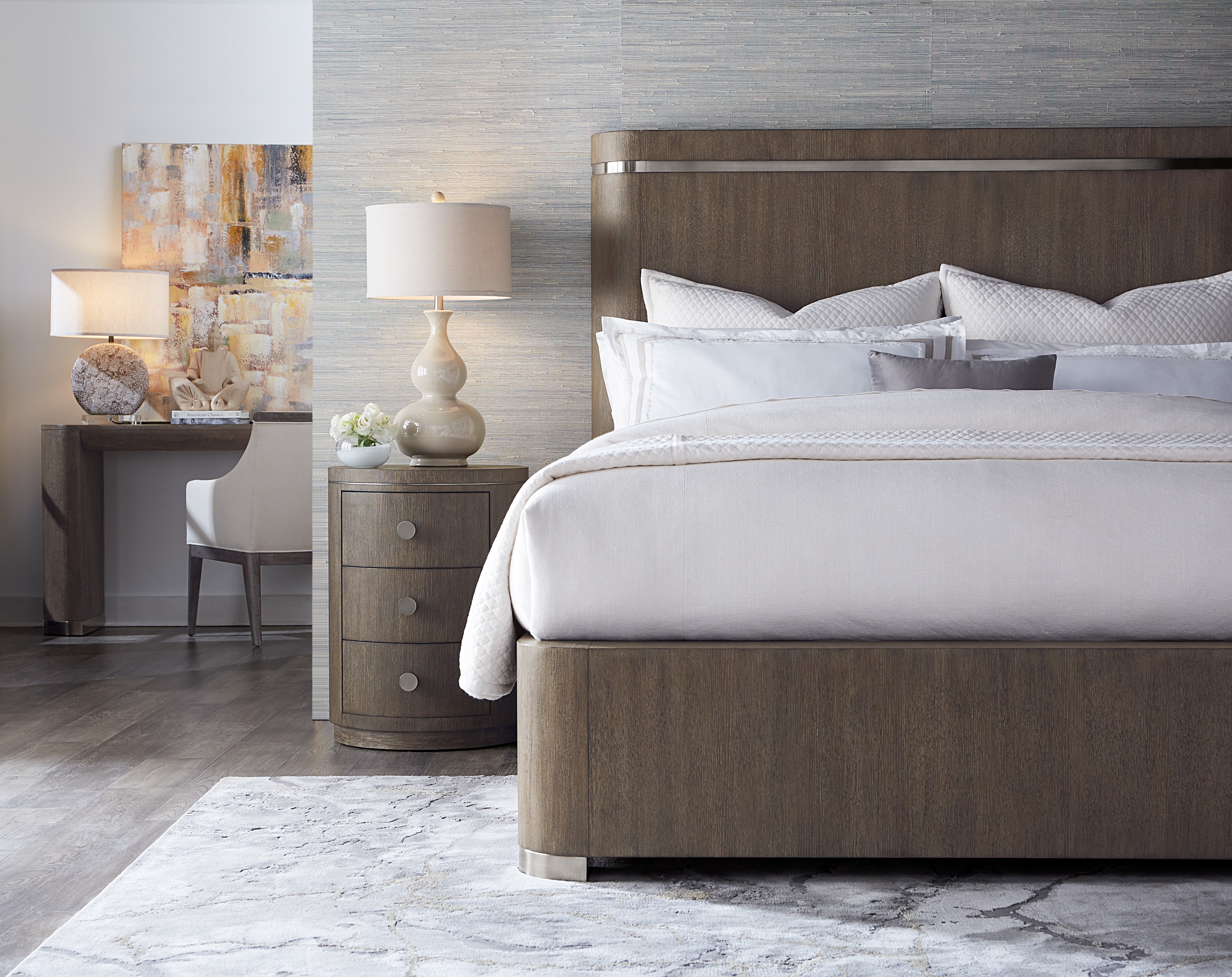 Hooker Furniture Modern Mood Panel Bed in Brown