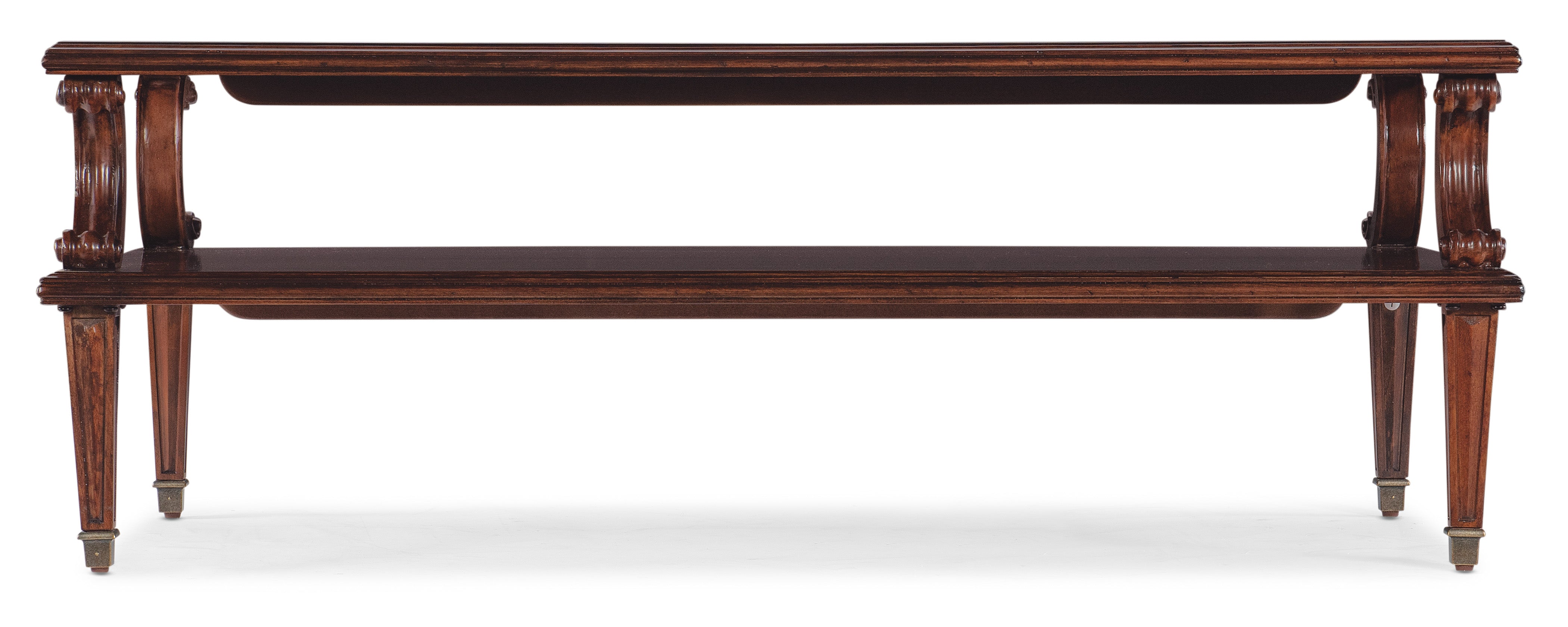Hooker Furniture Charleston Rectangle Cocktail Table in Dark Brown
