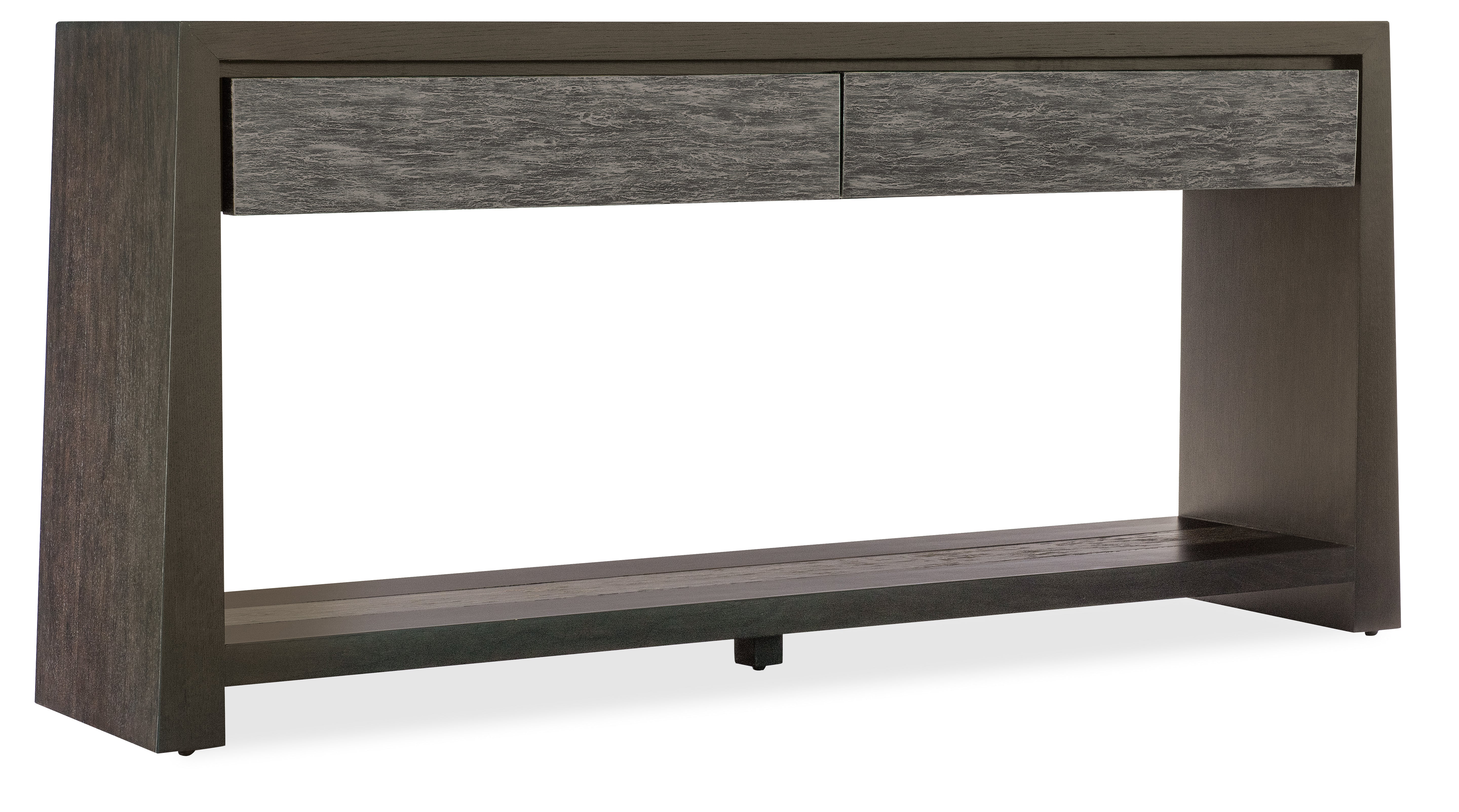 Hooker Furniture Commerce & Market Kubrick Console Table in Dark Wood