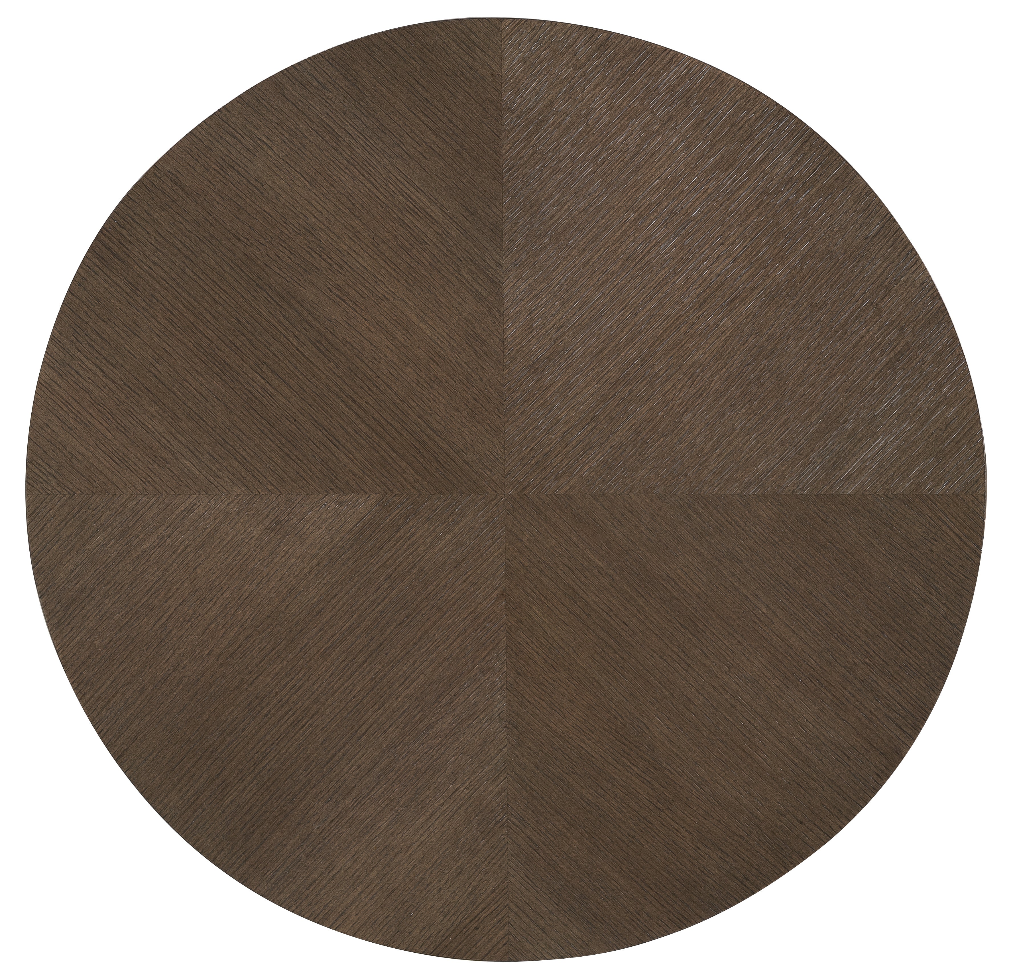 Hooker Furniture Commerce and Market Roll With It Round End Table in Dark Wood