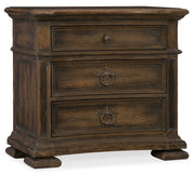 Hooker Furniture Elmendorf Three-Drawer Nightstand