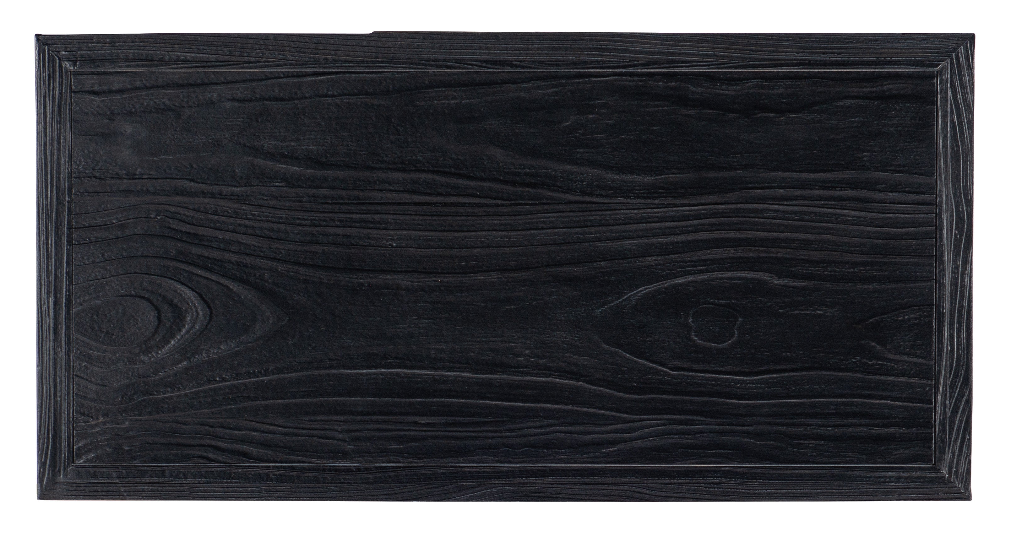 Hooker Furniture Linville Falls Shou Sugi Ban Two Drawer Nightstand