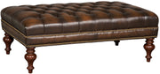 Hooker Furniture Kingley Cocktail Ottoman in Dark Brown
