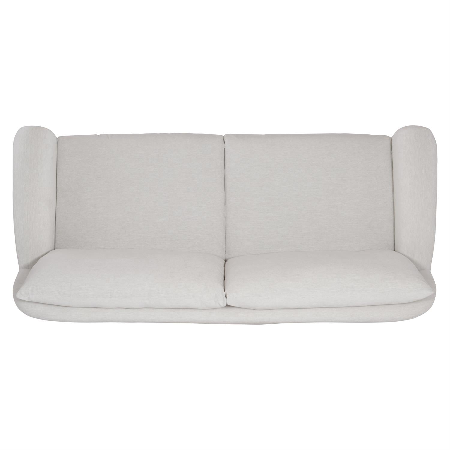Bernhardt Furniture Plush Asher Fabric Sofa in Greige