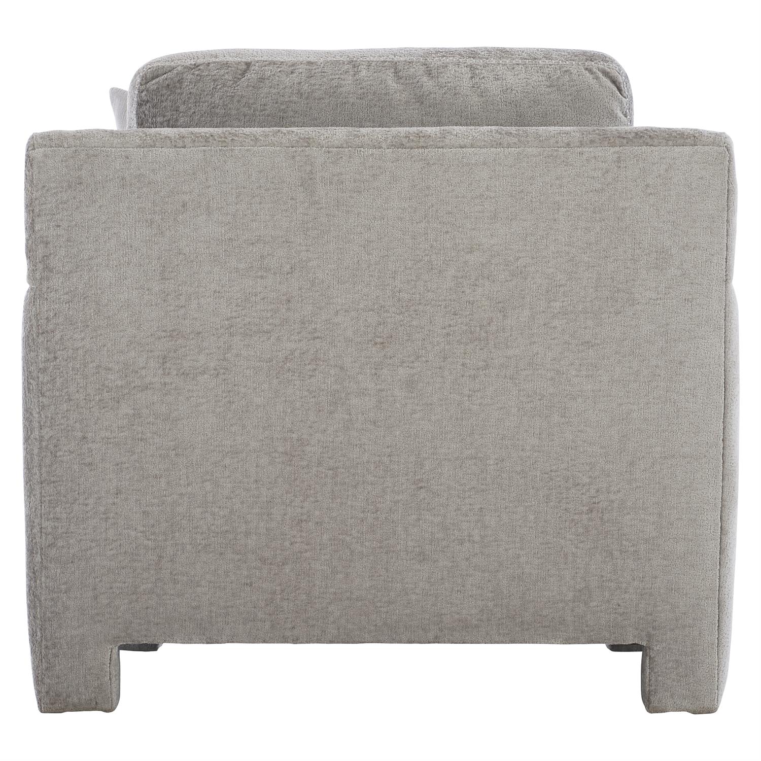 Bernhardt Furniture Plush Mily Fabric Chair in Gray