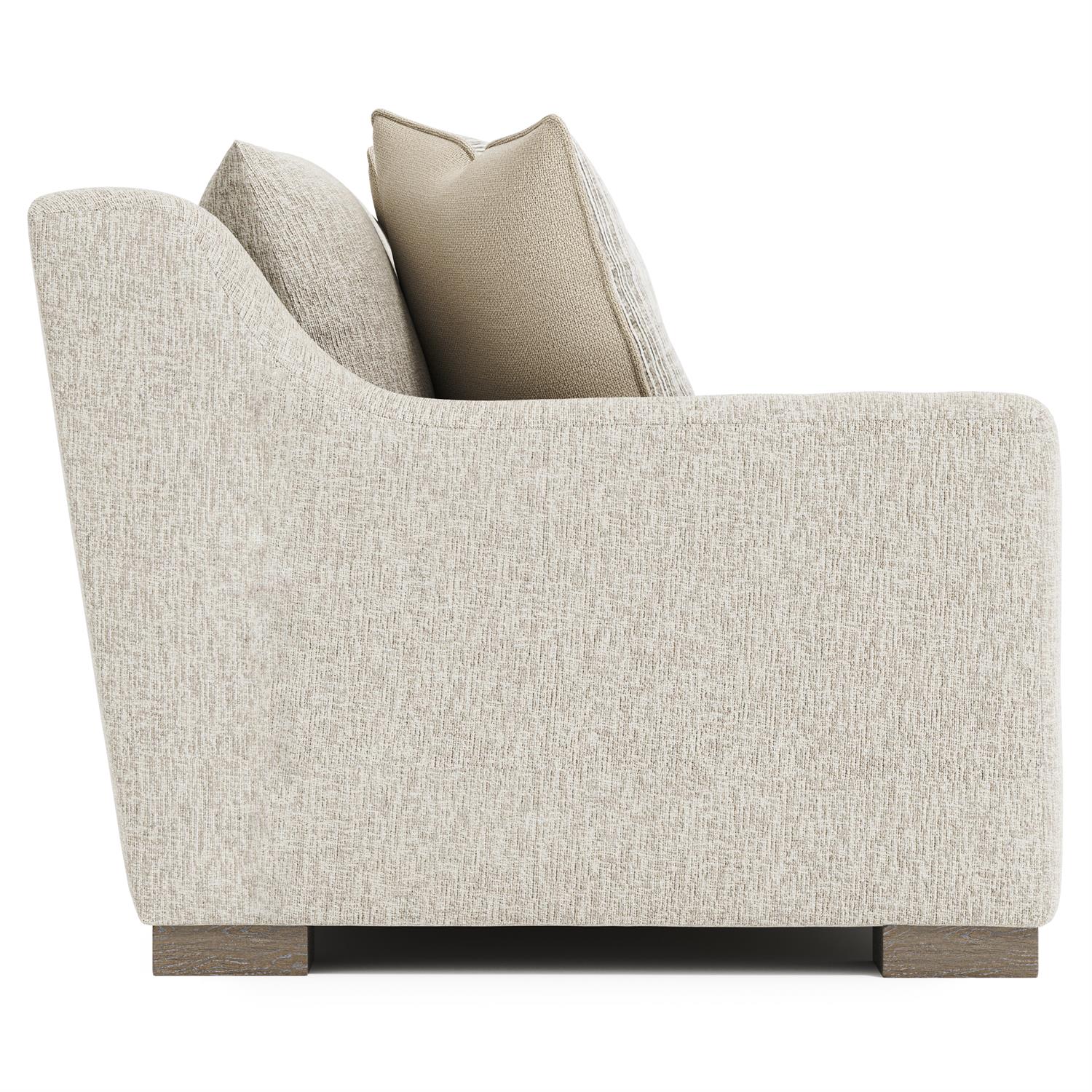 Bernhardt Furniture Plush Gabi Fabric Loveseat in Portobello