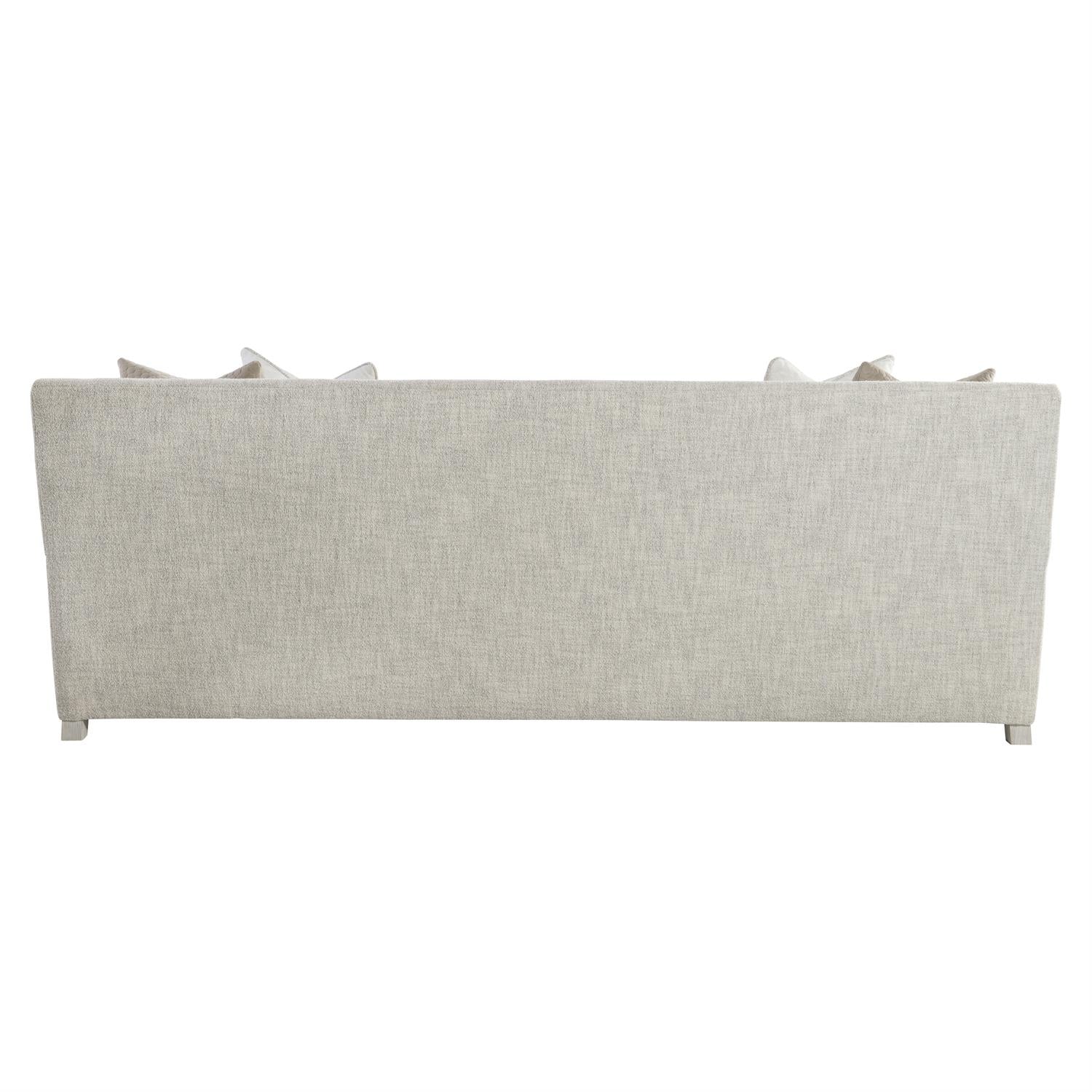 Bernhardt Furniture Plush Rollins Fabric Sofa Express Ship in Weathered Bone