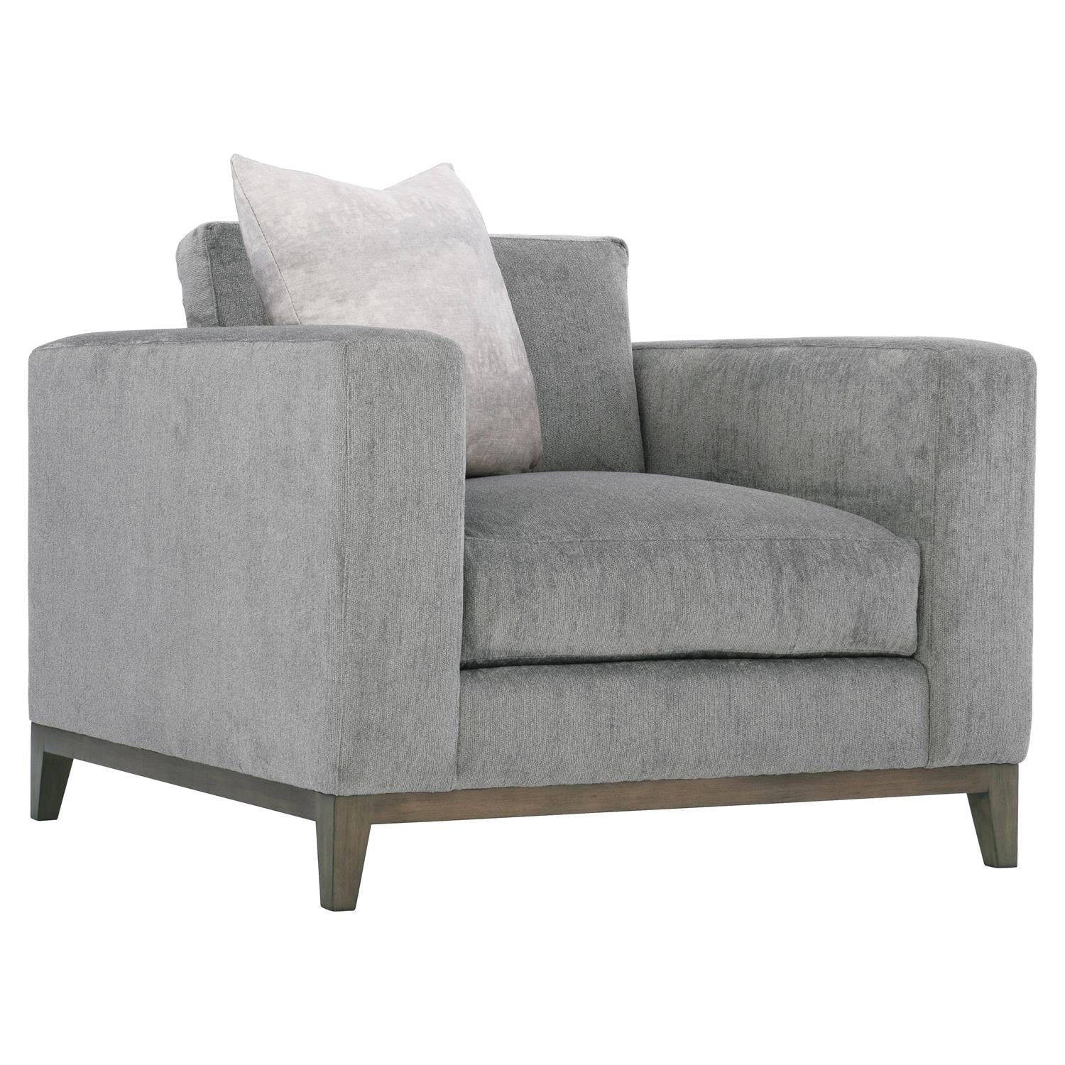 Bernhardt Furniture Plush Noel Fabric Chair Express Ship in Portobello