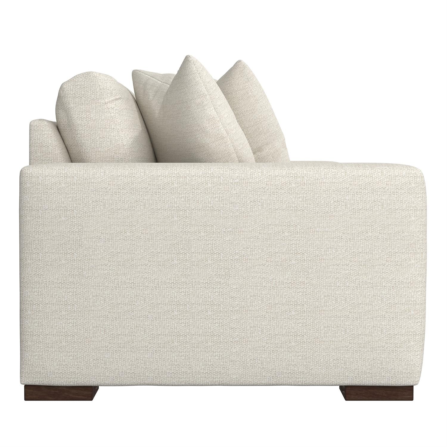 Bernhardt Furniture Plush Drew Two Seater Fabric Sofa in Java