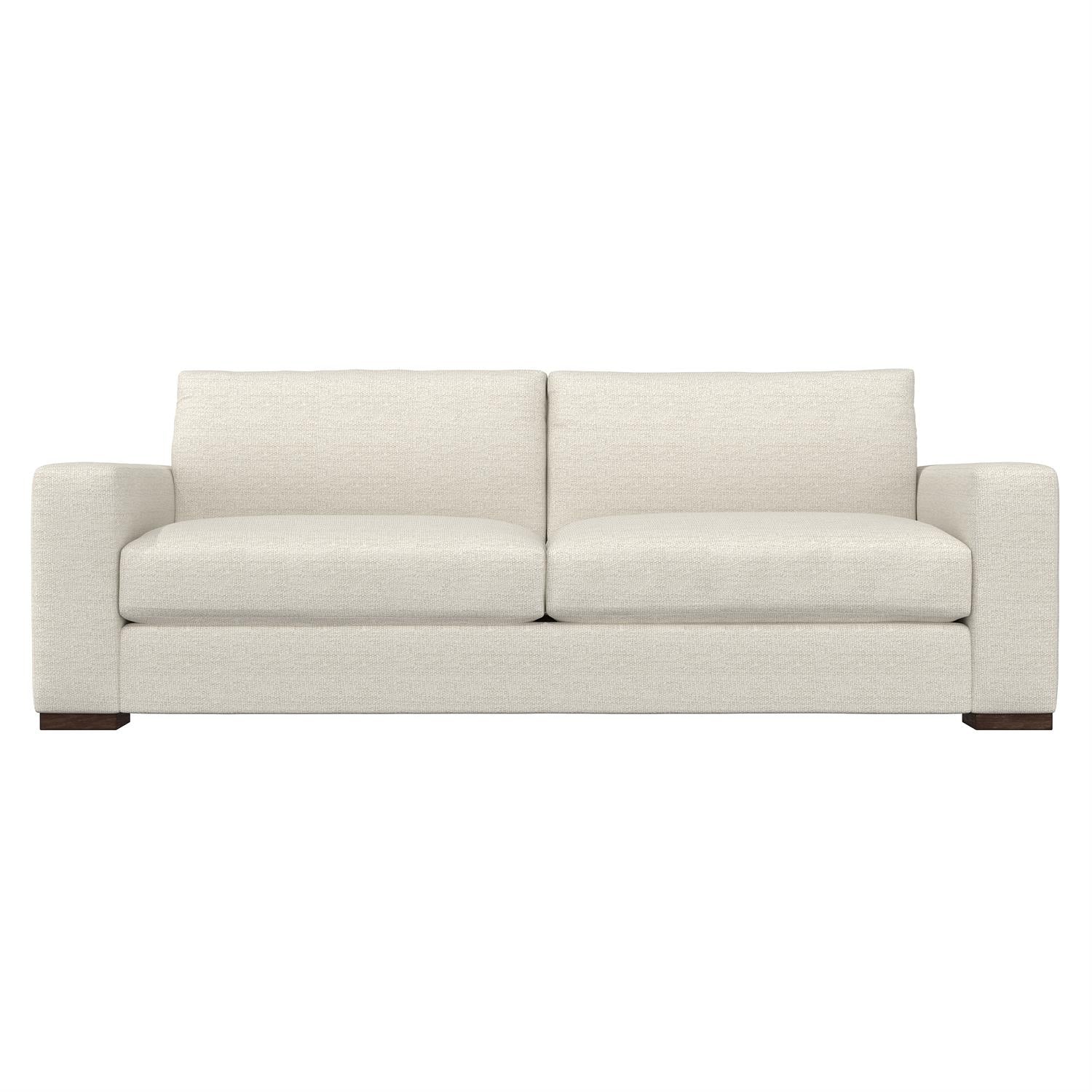 Bernhardt Furniture Plush Drew Two Seater Fabric Sofa in Java