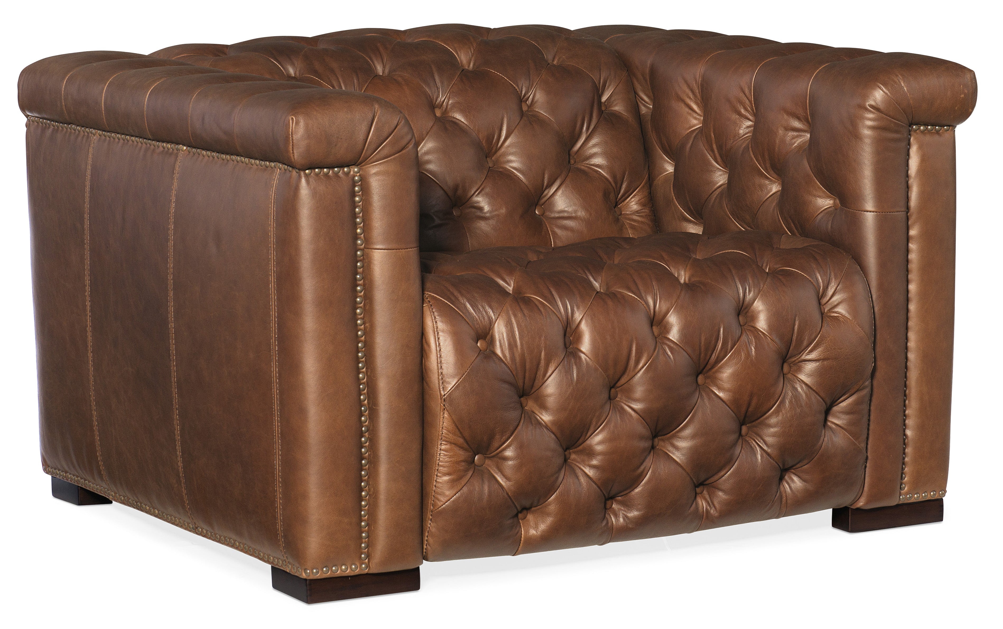 Hooker Furniture Savion Grandier Power Recliner with Power Headrest in Brown