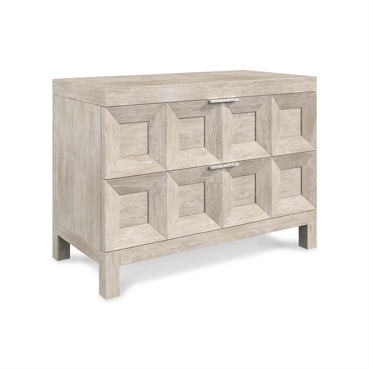 Bernhardt Furniture Prado Two Drawer Nightstand in Tawny