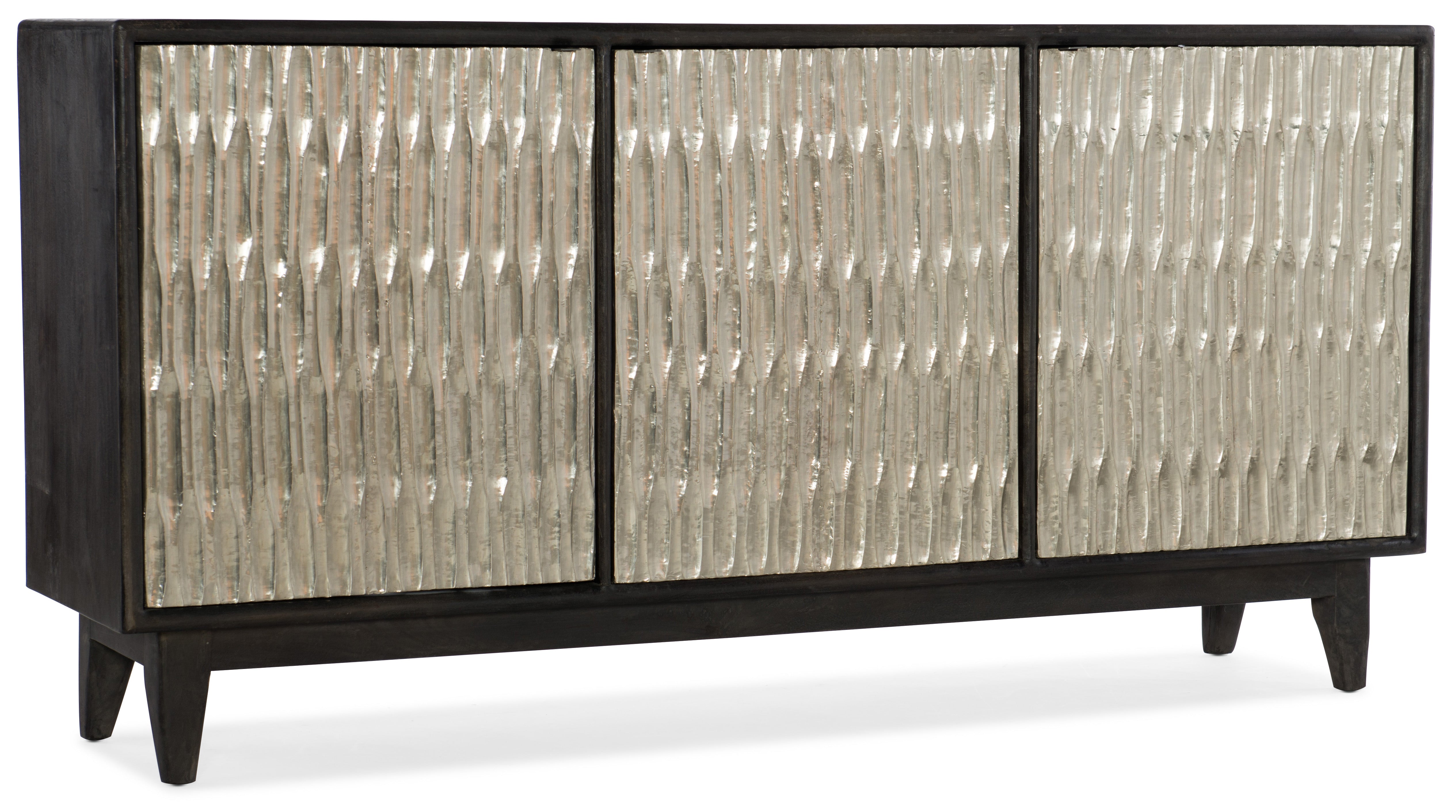 Hooker Furniture Shimmer Three-Door Credenza in Silvers