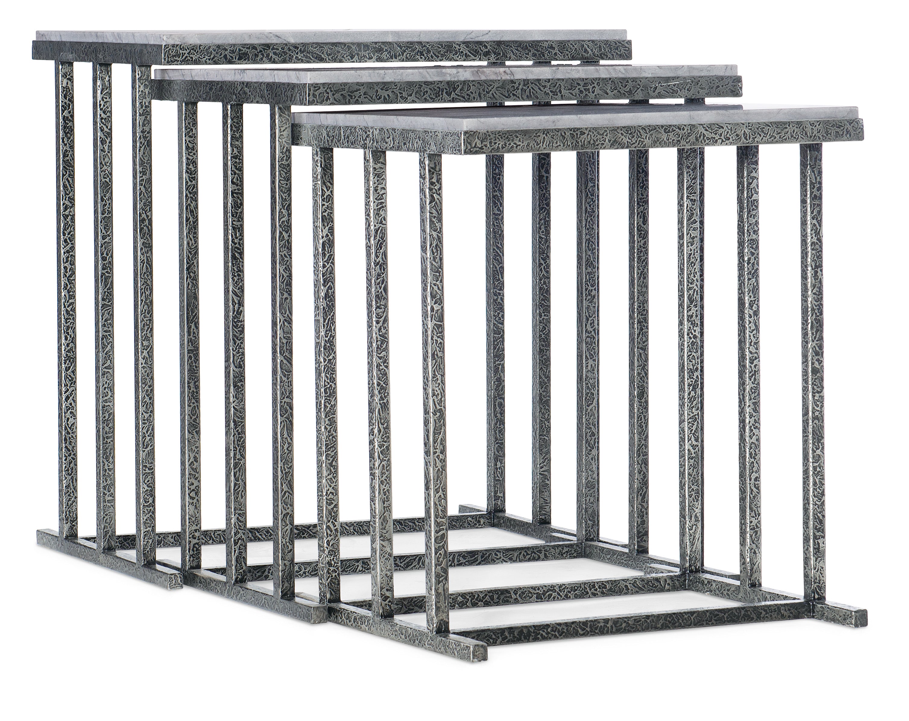 Hooker Furniture Melange Bianca Nesting Tables in Grays