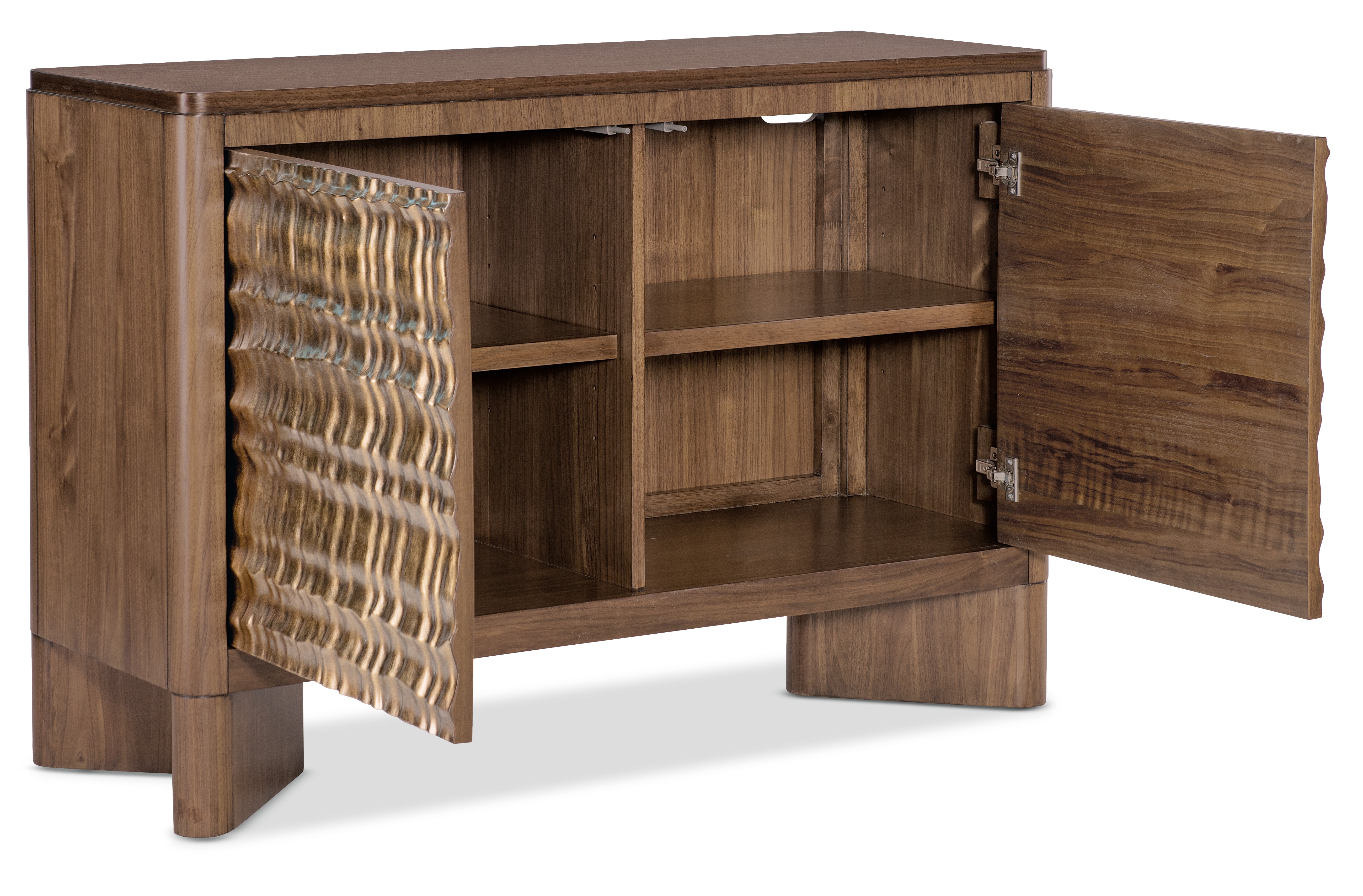 Hooker Furniture Eleana Two Door Chest in Medium Wood