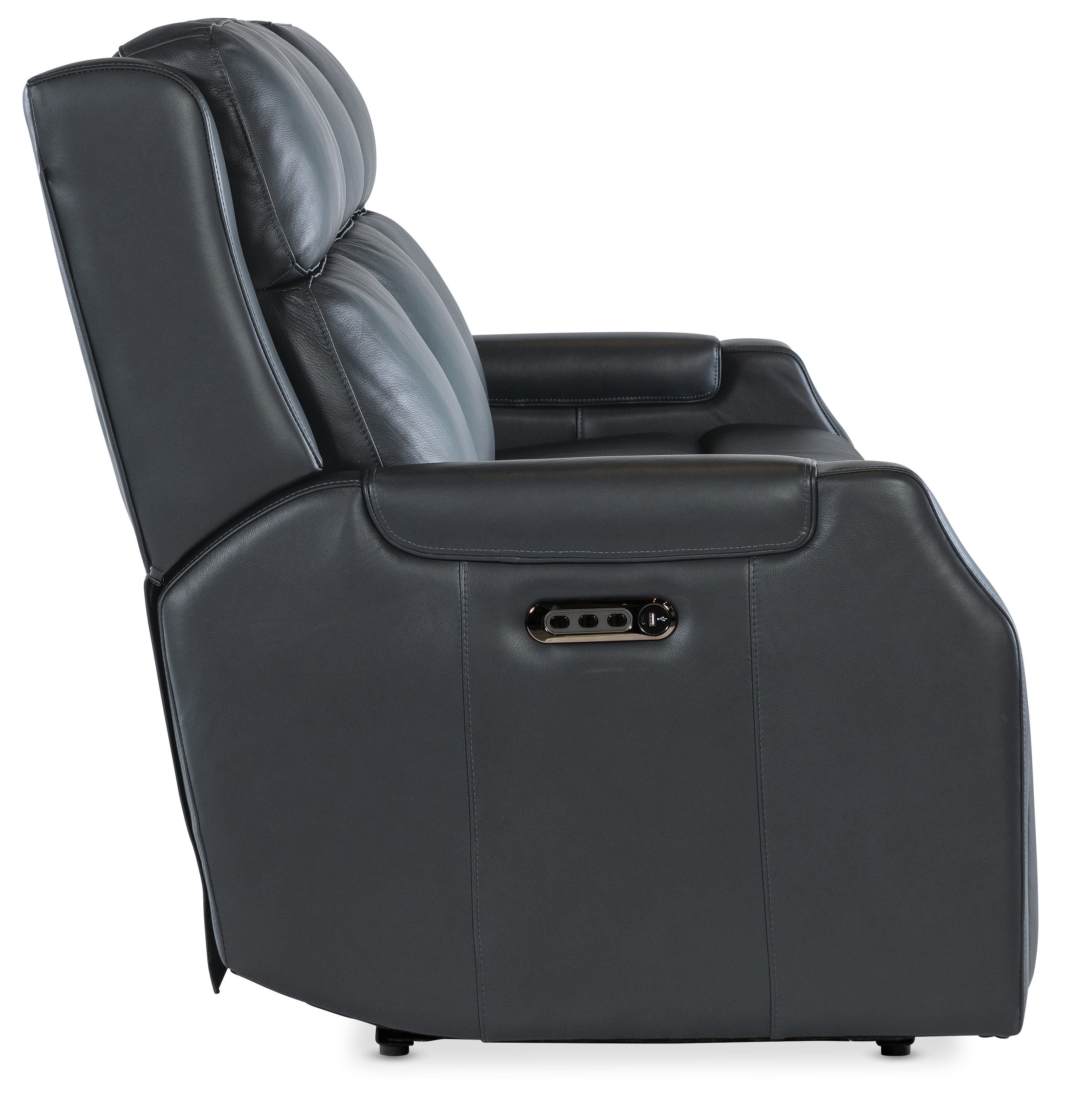 Hooker Furniture Nelson Zero Gravity Power Sofa with Power Headrest and Lumbar in Blue