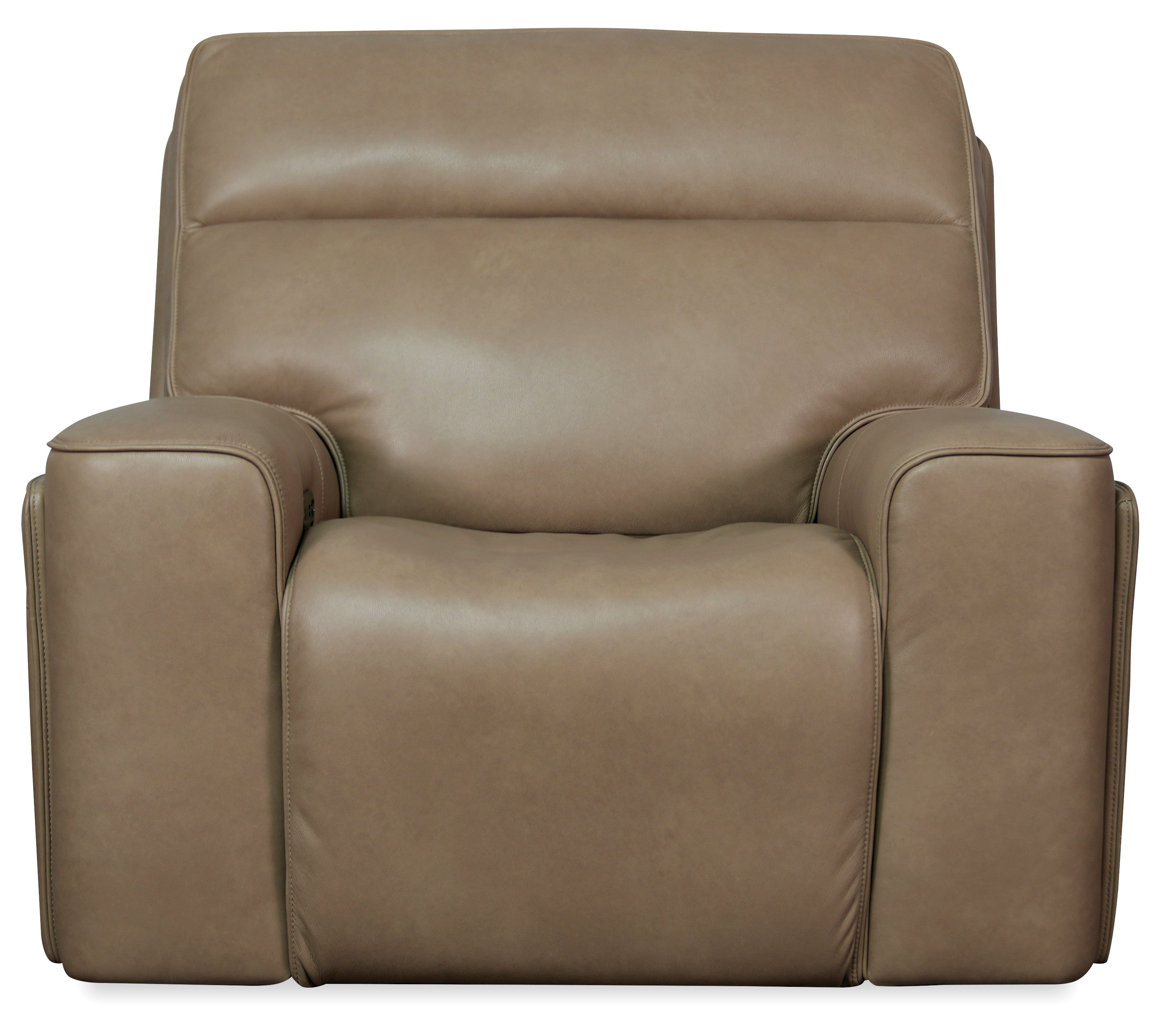 Hooker Furniture Riverton Power Gliding Recliner with Power Headrest and Lumbar in Brown