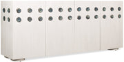 Hooker Furniture Commerce and Market Pilea Entertainment Credenza in Whites/Creams/Beiges