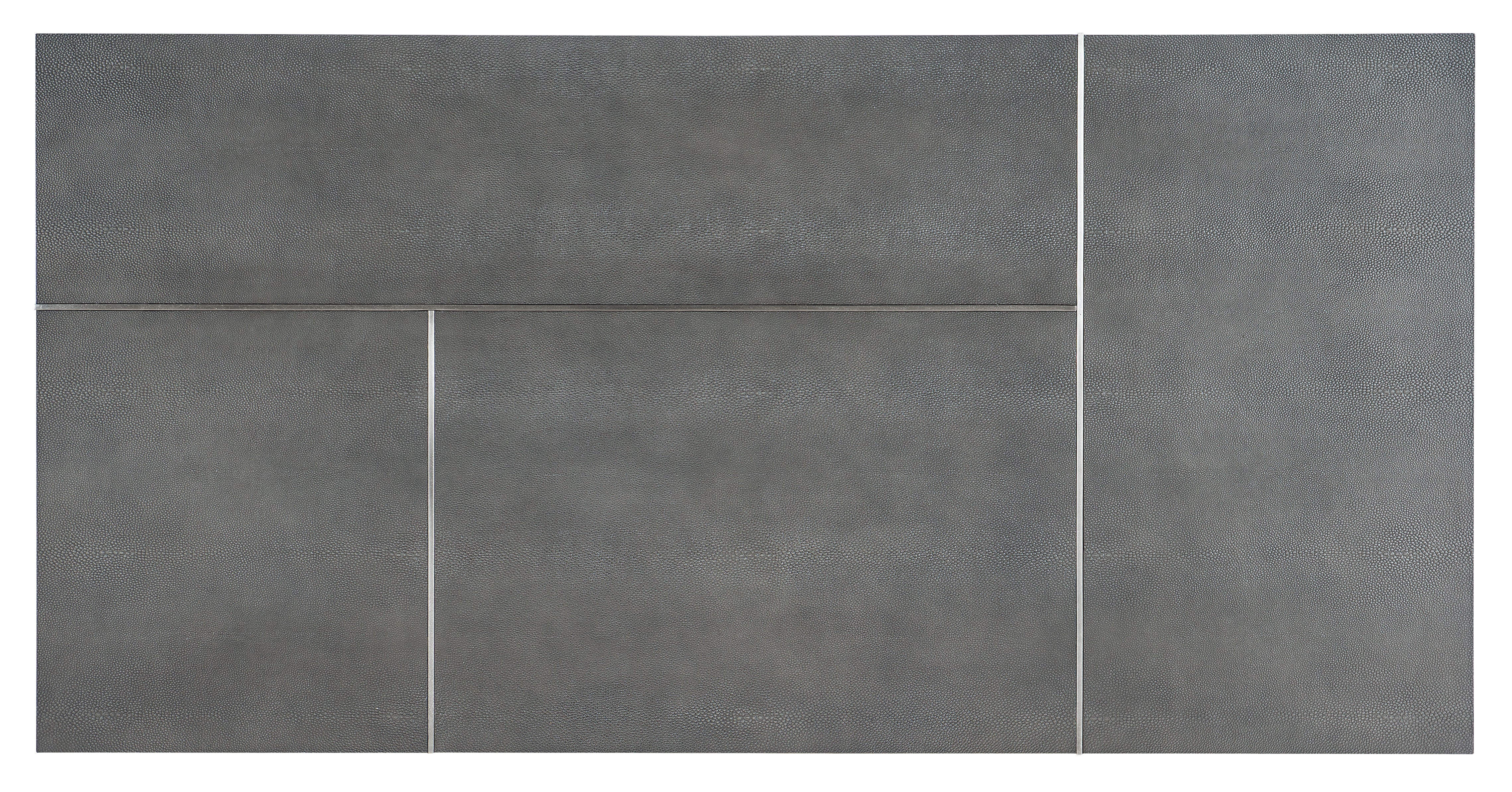 Hooker Furniture Chapman Mixed Media Rectangle Cocktail Table in Grays