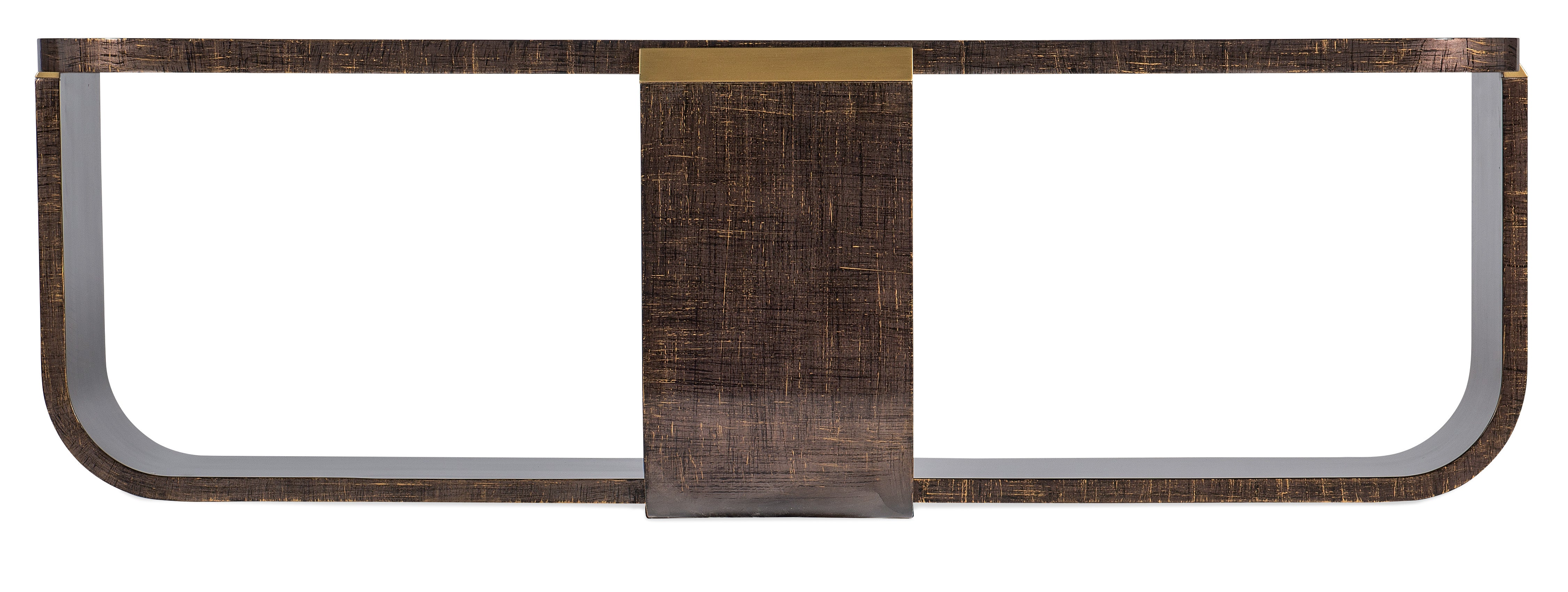 Hooker Furniture Melange Edmun Rectangle Cocktail Table in Dark Brown