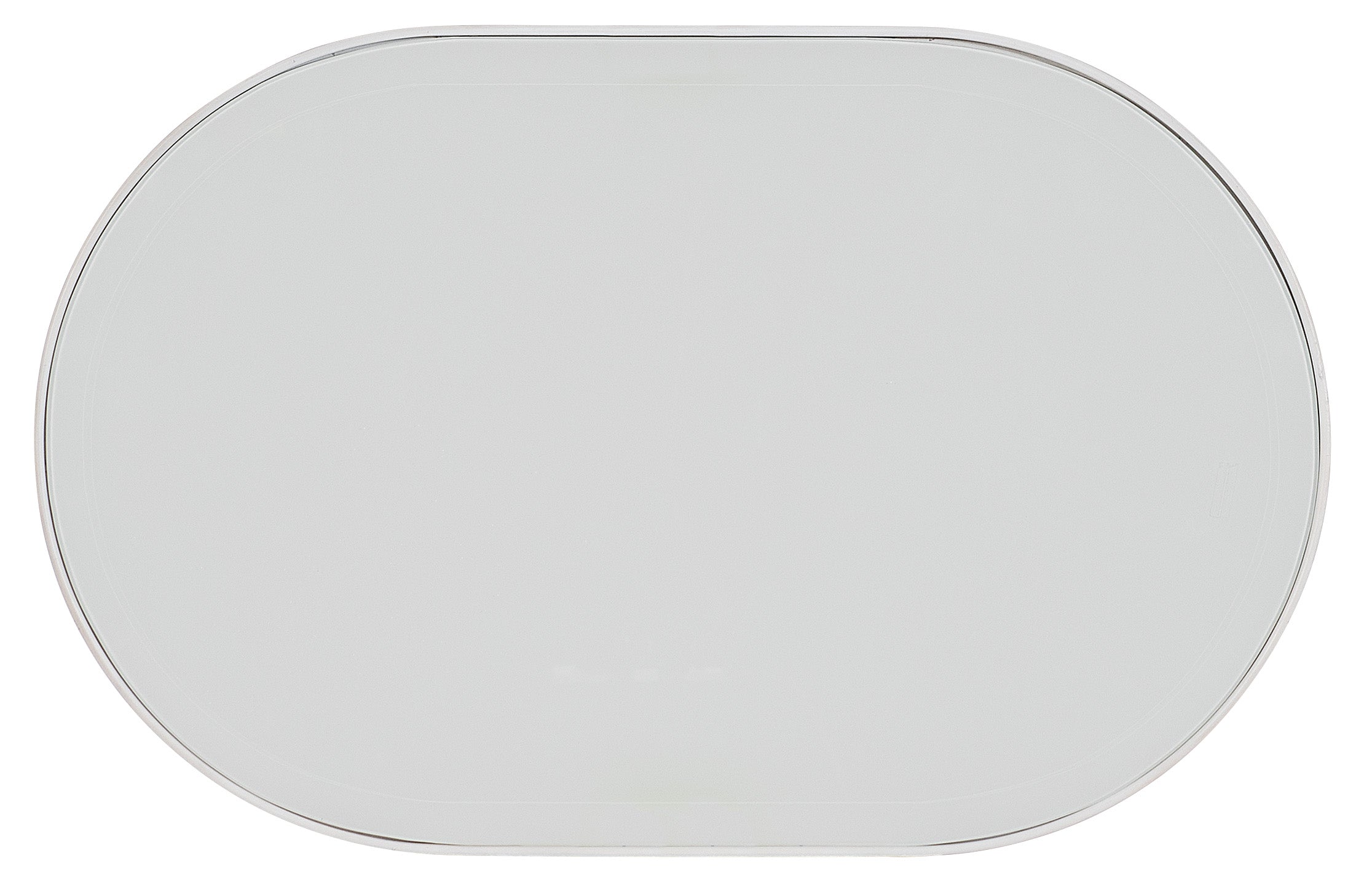 Hooker Furniture Melange On the Bright Side Oval End Table in Whites/Creams/Beiges