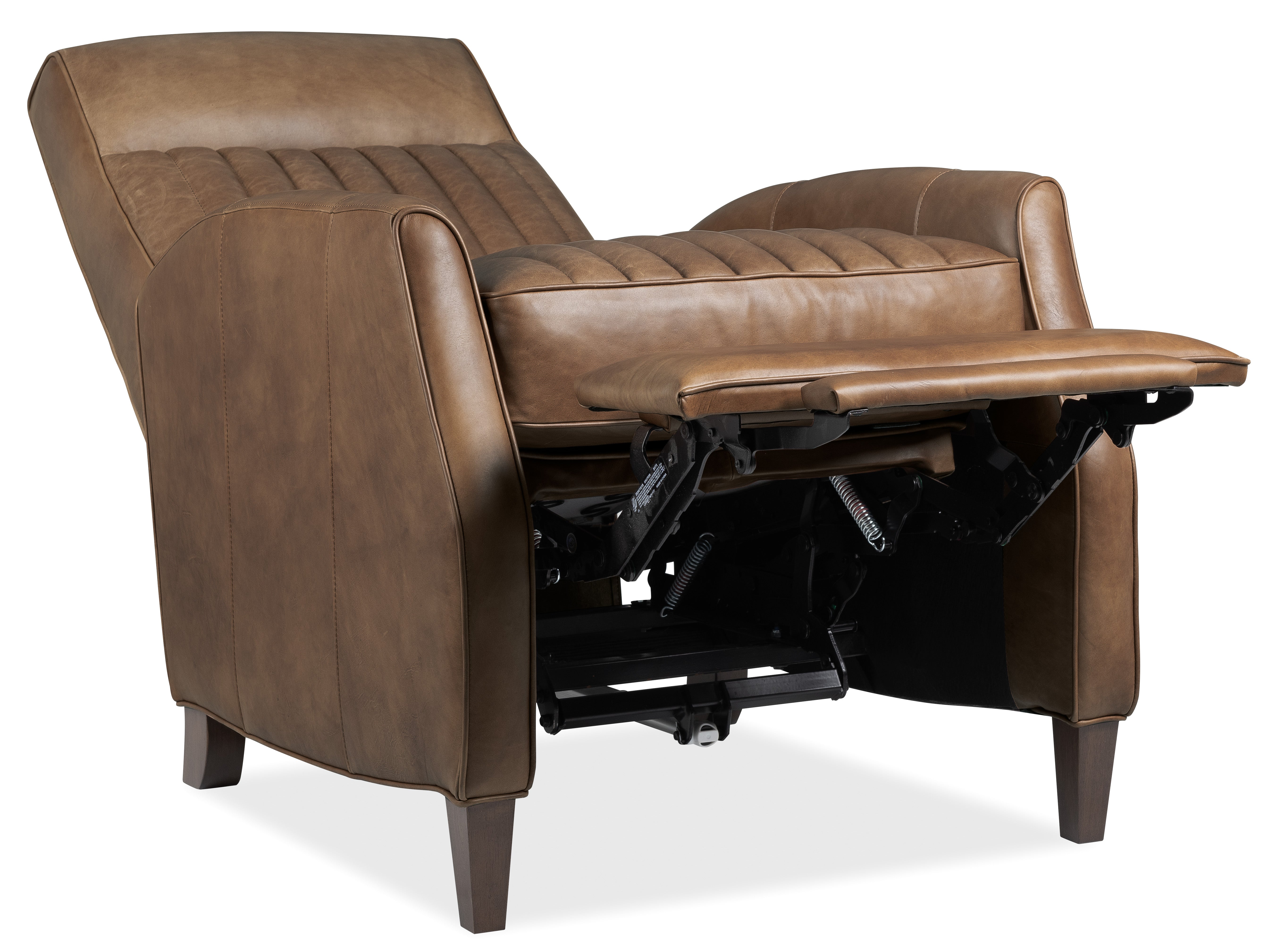 Hooker Furniture Denver Push Back Recliner in Brown