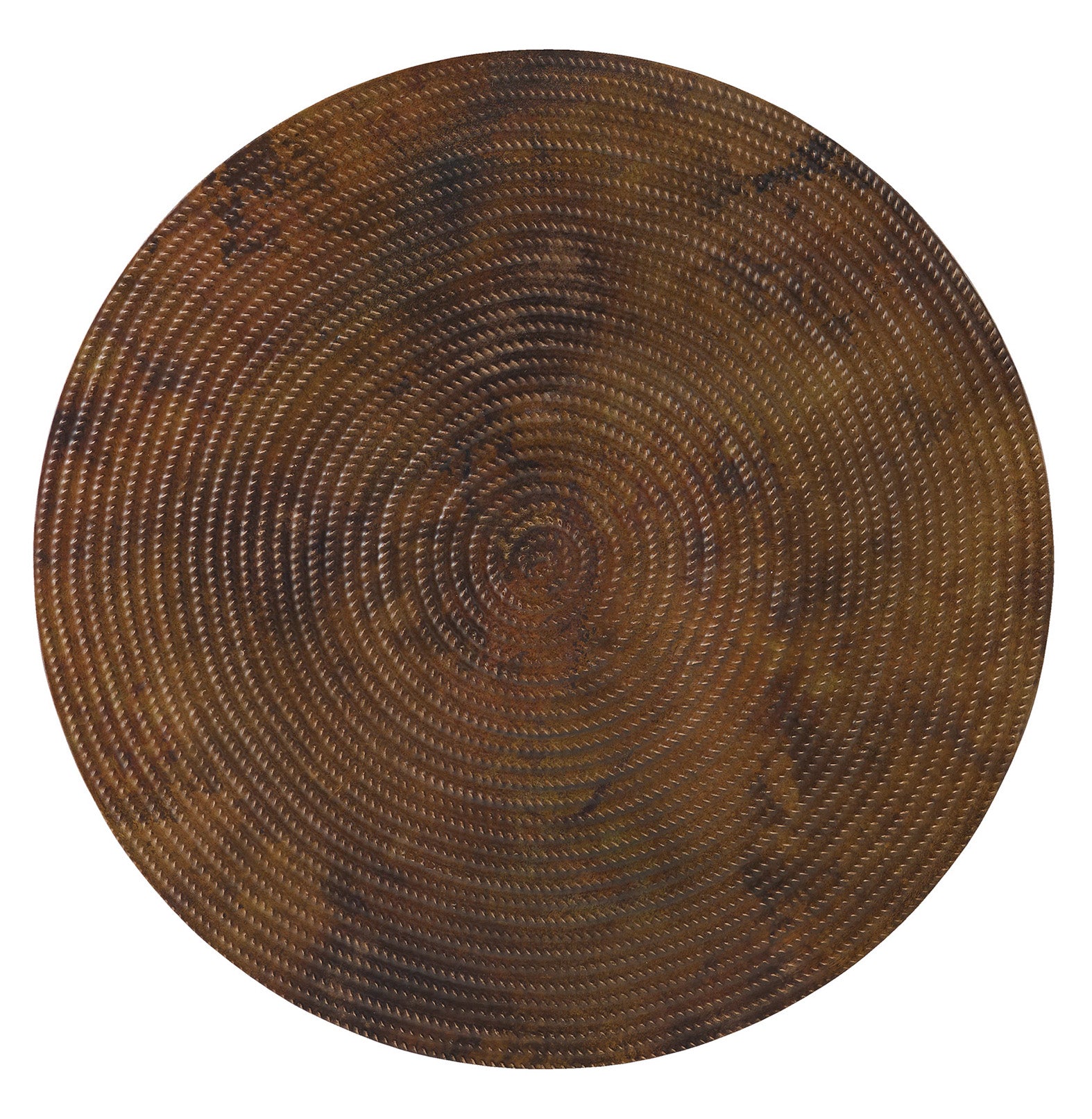 Hooker Furniture Parkcrest Round End Table in Copper