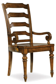 Hooker Furniture Tynecastle Ladderback Arm Chair
